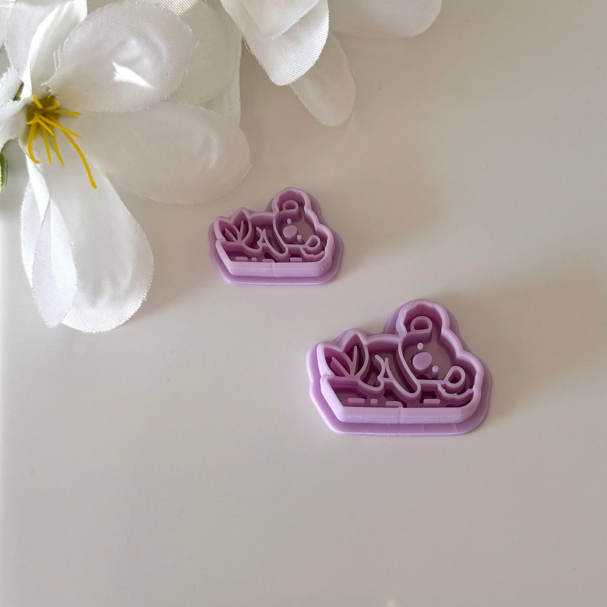 Koala On Branch Cutter | 0.75"-1.25" | Polymer Clay Cutter Earrings