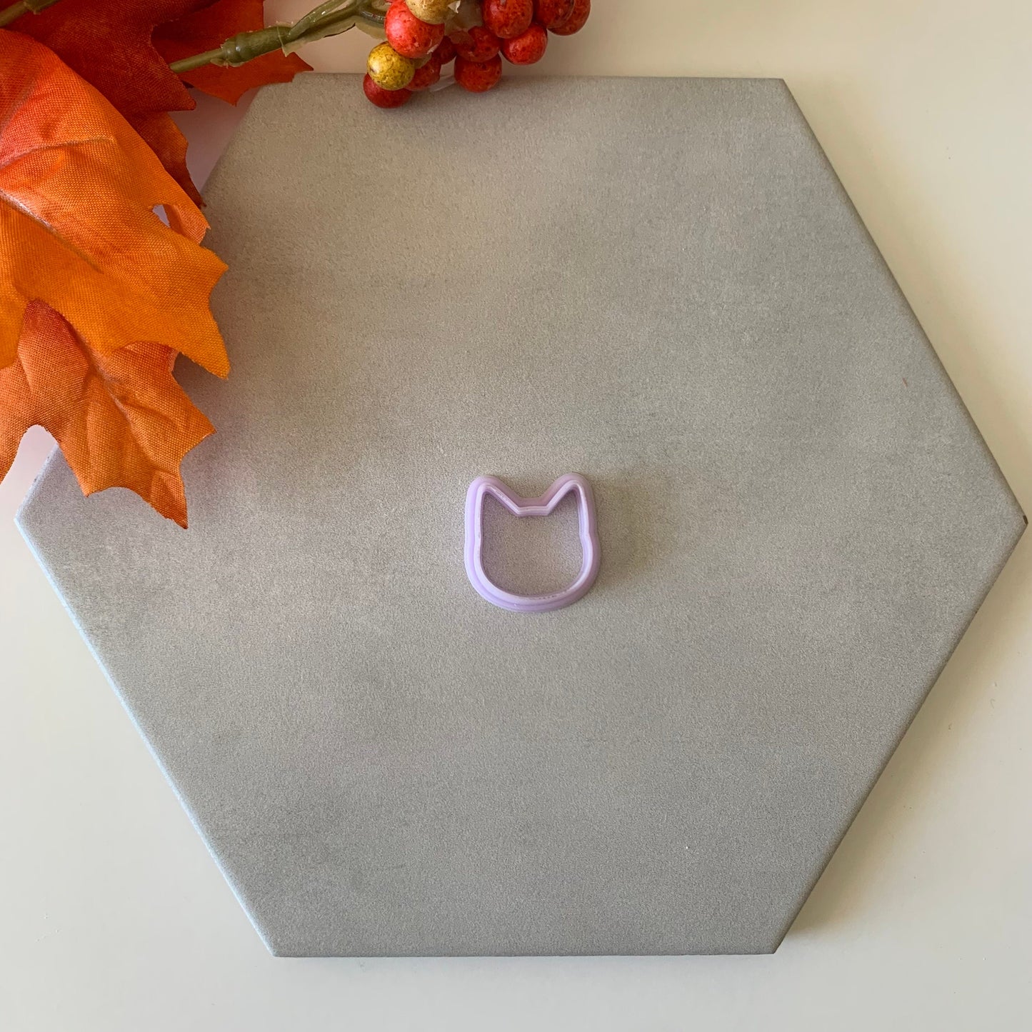 Cat Head Cutter | 0.75"-1.25" | Fall Polymer Clay Autumn Clay Cutters Fall Scary Halloween Earrings Autumn Clay Cutters