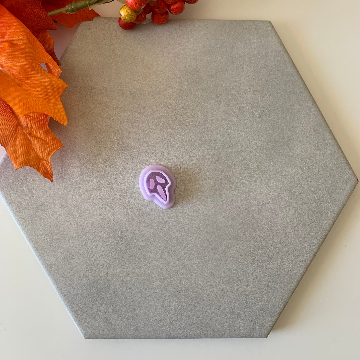 Scream Cutter | 0.75"-1.25" | Polymer Clay Cutter Autumn Clay Cutters Fall Scary Ghoul Halloween Earrings Autumn Clay Cutters