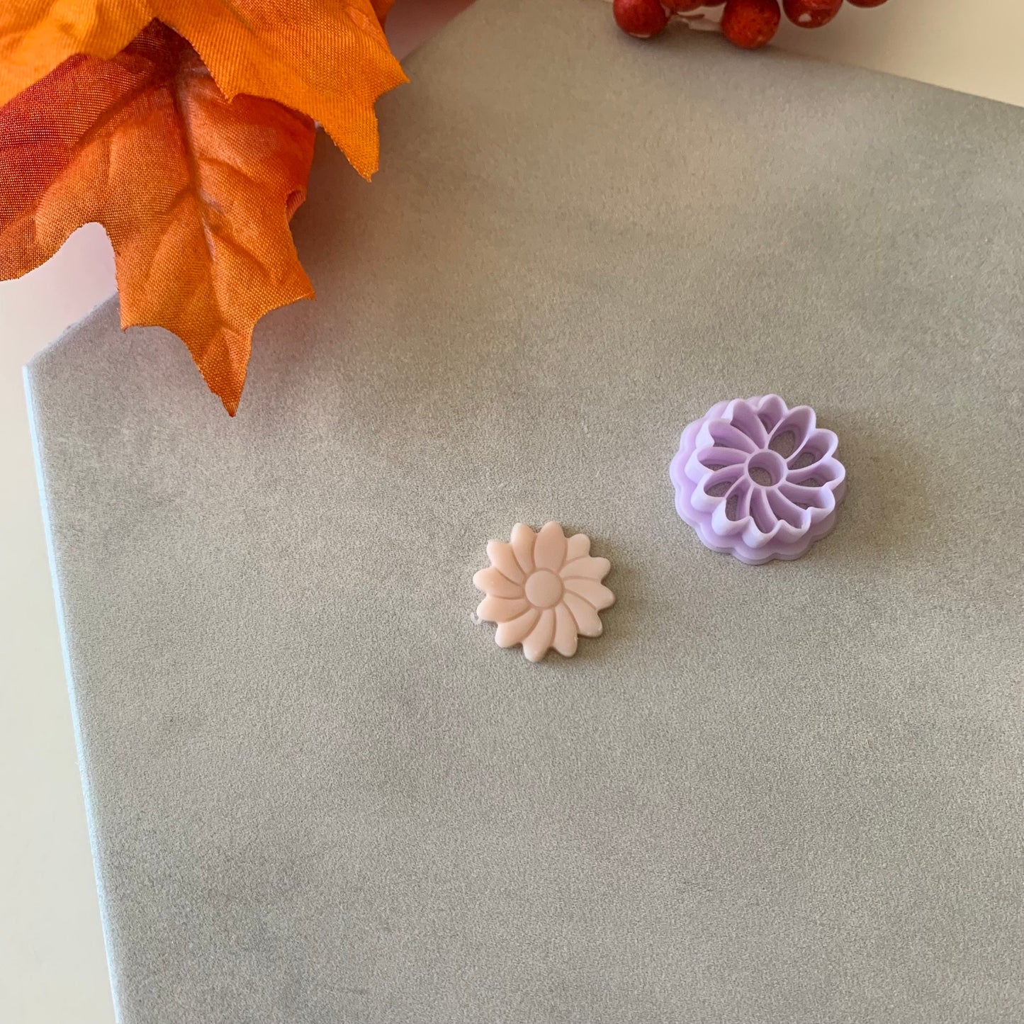 Daisy 10 Pedal Cutter | 0.75"-1.25" | Fall Polymer Clay Autumn Clay Cutters Fall Scary Halloween Earrings Autumn Clay Cutters Flower
