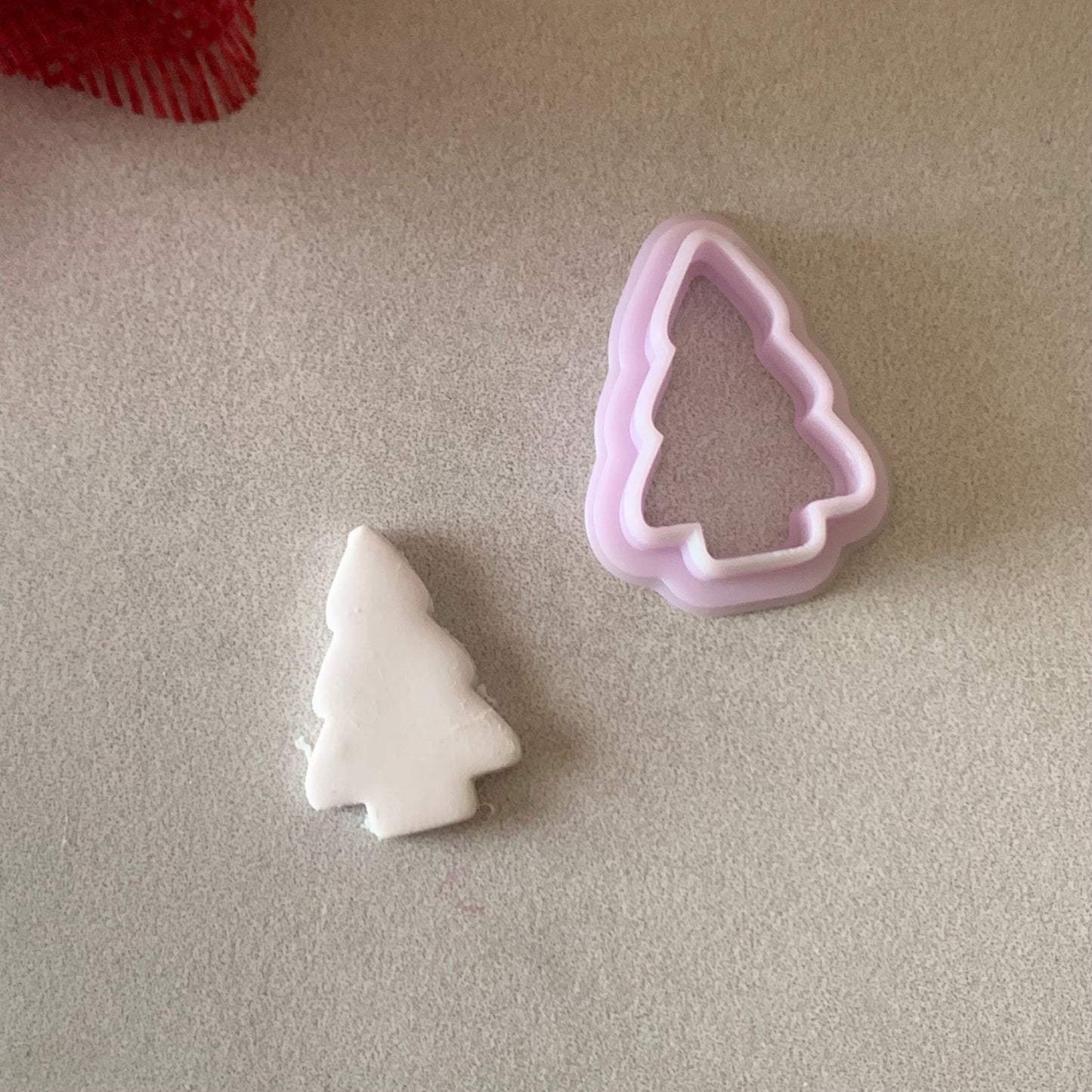 Snack Cake Christmas Tree | 0.75"-1.25" | Fall Polymer Clay Holiday Christmas Earrings Autumn Clay Cutters