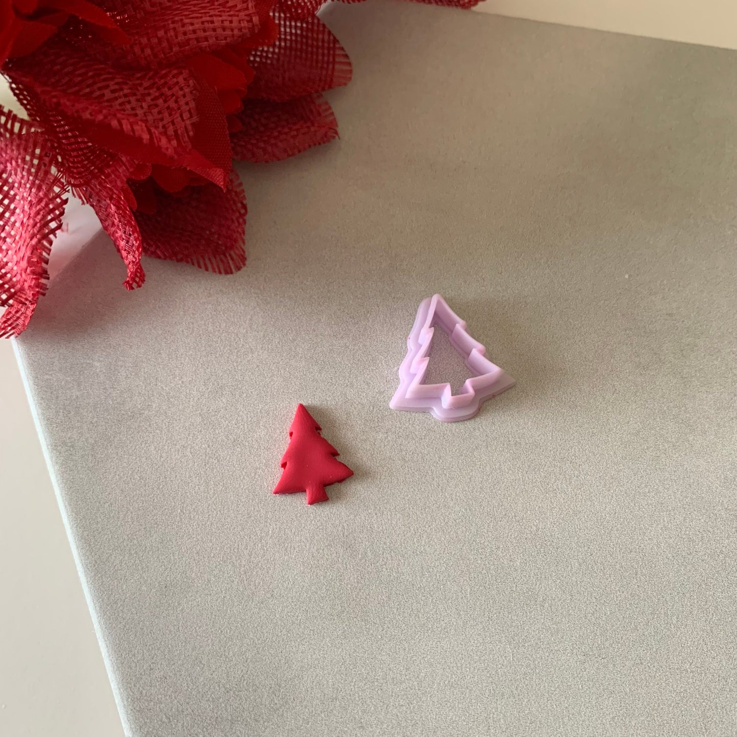 Christmas Tree Cutter 1 | 0.75"-1.25" | Winter Polymer Clay Holiday Christmas Earrings Autumn Clay Cutters