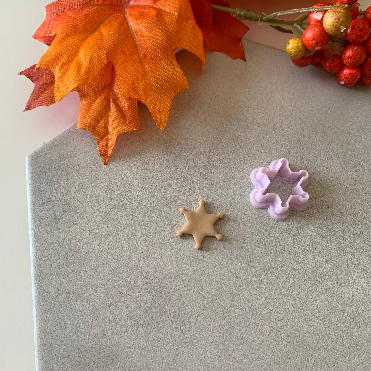 Sherrif Star Badge Cutter | 0.75"-1.25" | Western Polymer Clay Cutter
