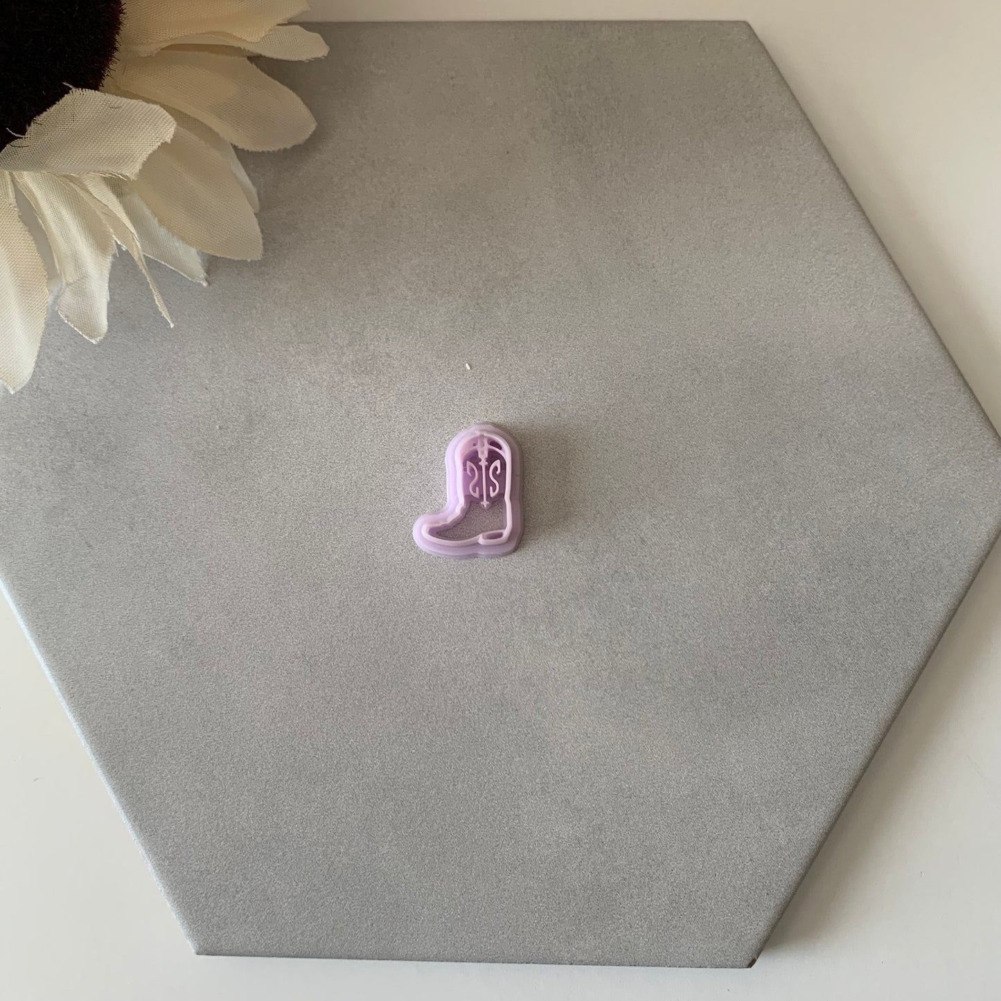 Cowboy Boot Cutter | 0.75"-1.25" | Western Polymer Clay Cutter Earrings