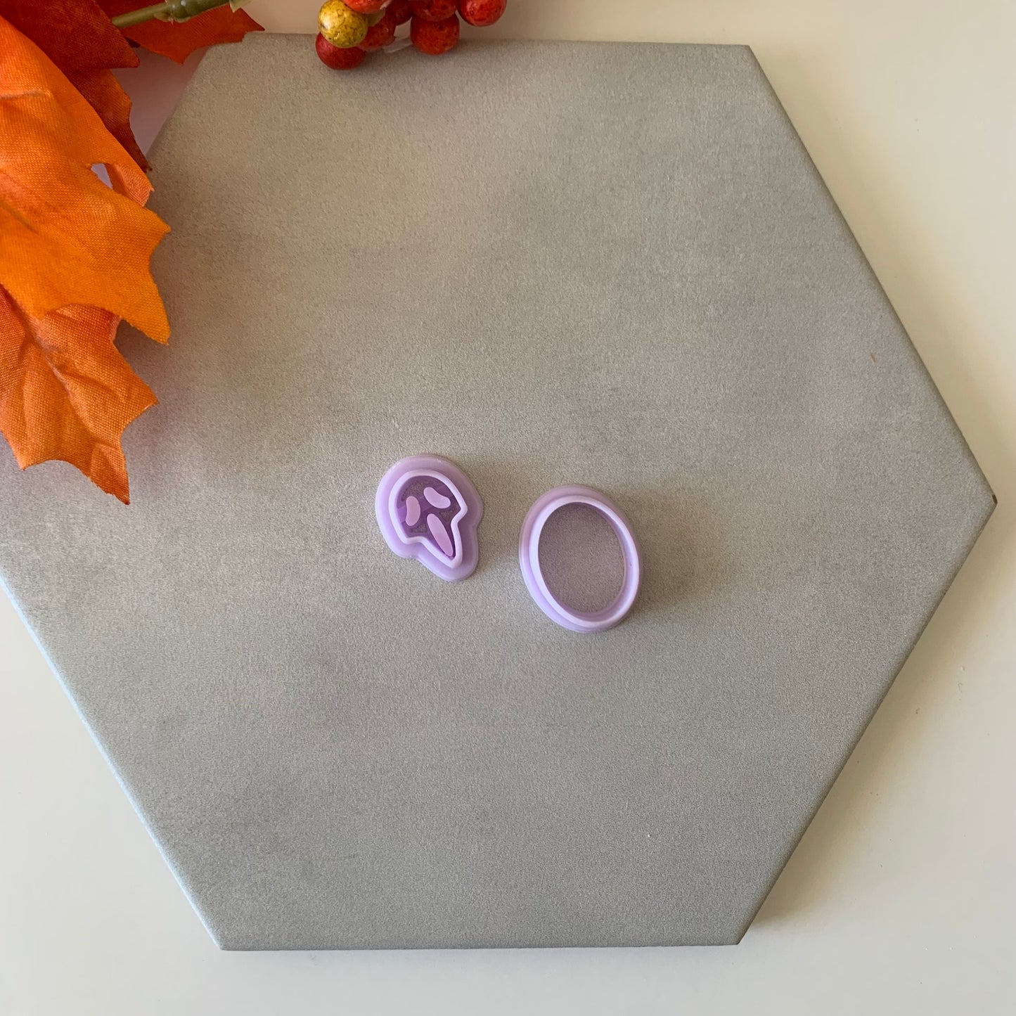 Scream Cutter | 0.75"-1.25" | Polymer Clay Cutter Autumn Clay Cutters Fall Scary Ghoul Halloween Earrings Autumn Clay Cutters