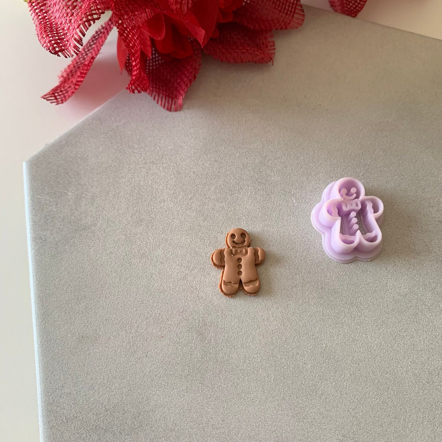 Gingerbread Man Cutter 2 | 0.75"-1.25" | Winter Polymer Clay Holiday Christmas Earrings Autumn Clay Cutters