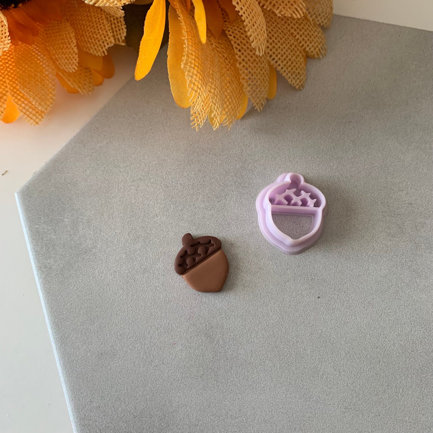 Acorn Cutter | 0.75"-1.25" | Fall Polymer Clay Earrings Autumn Clay Cutters