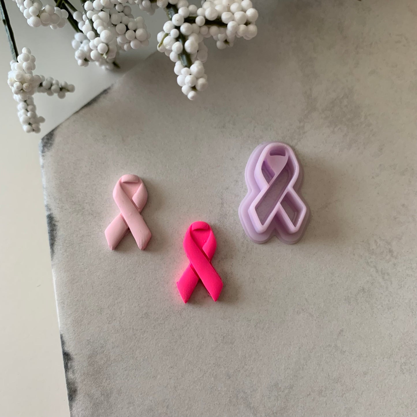 Awareness Ribbon Cutter | 0.75"-1.25" | Polymer Clay Cutter Earrings