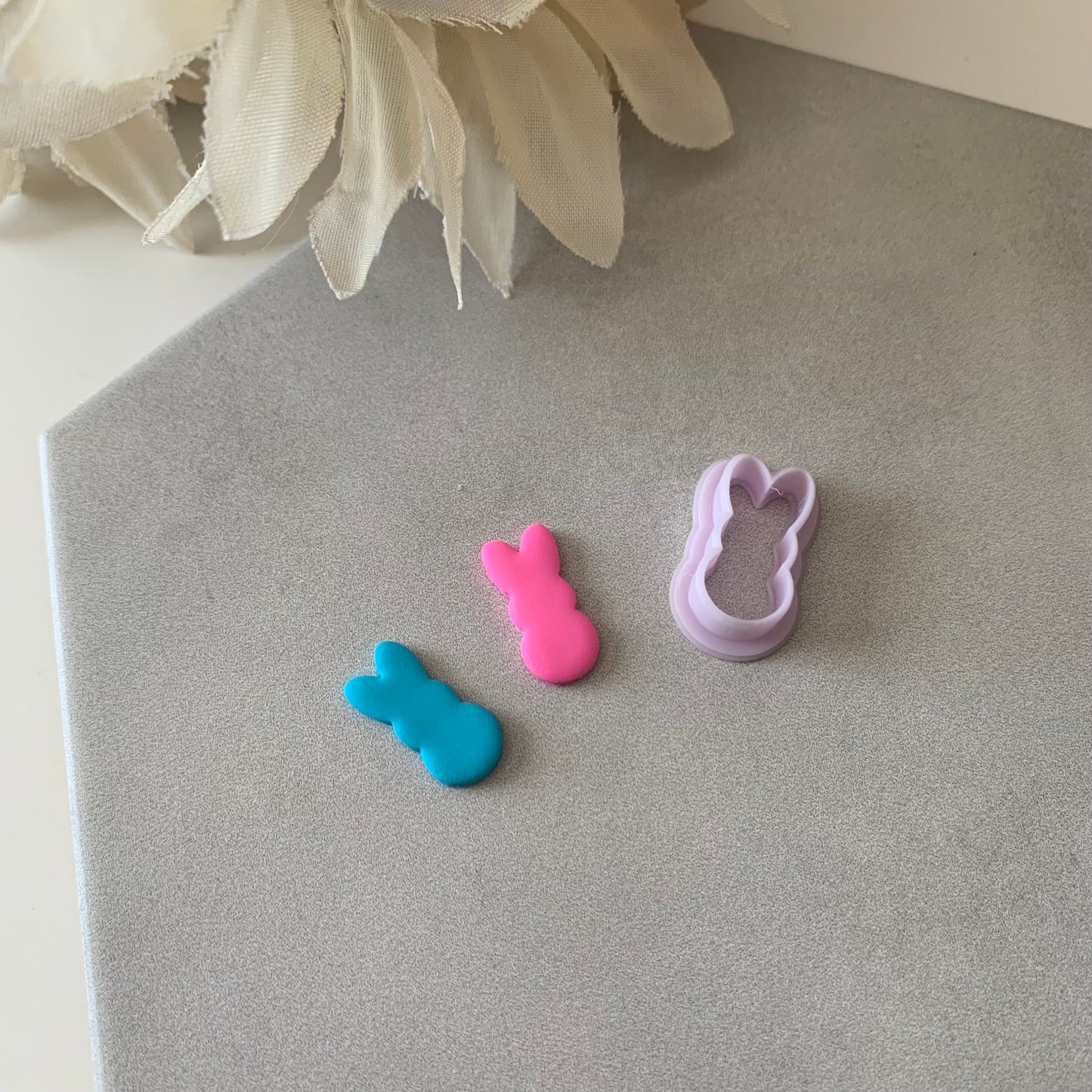 Bunny Cutter | 0.75"-1.25" | Easter Polymer Clay Cutter Spring Clay Cutter Earrings