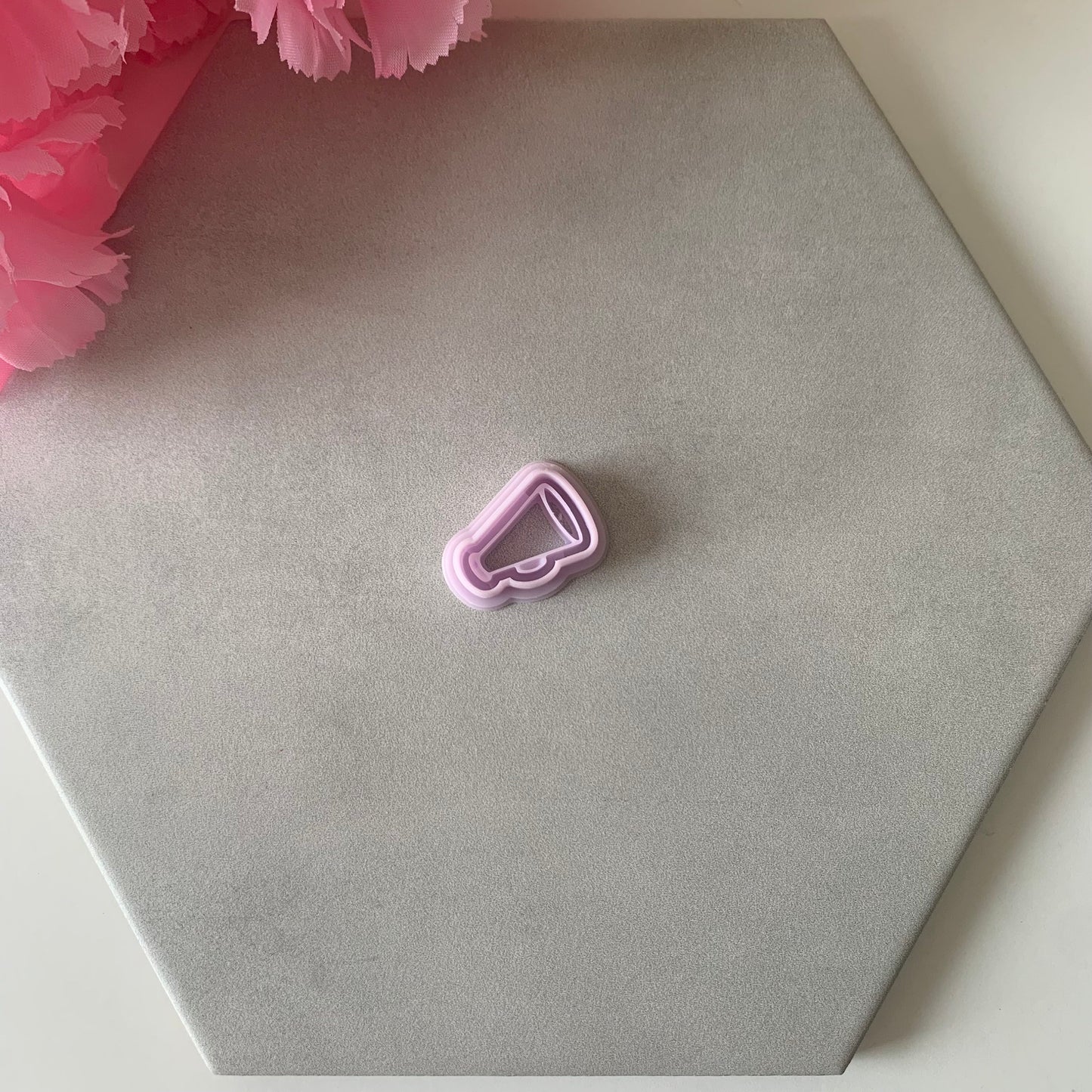 Cheerleader Megaphone Cutter | 0.75"-1.25" | Polymer Clay Cutter Earrings