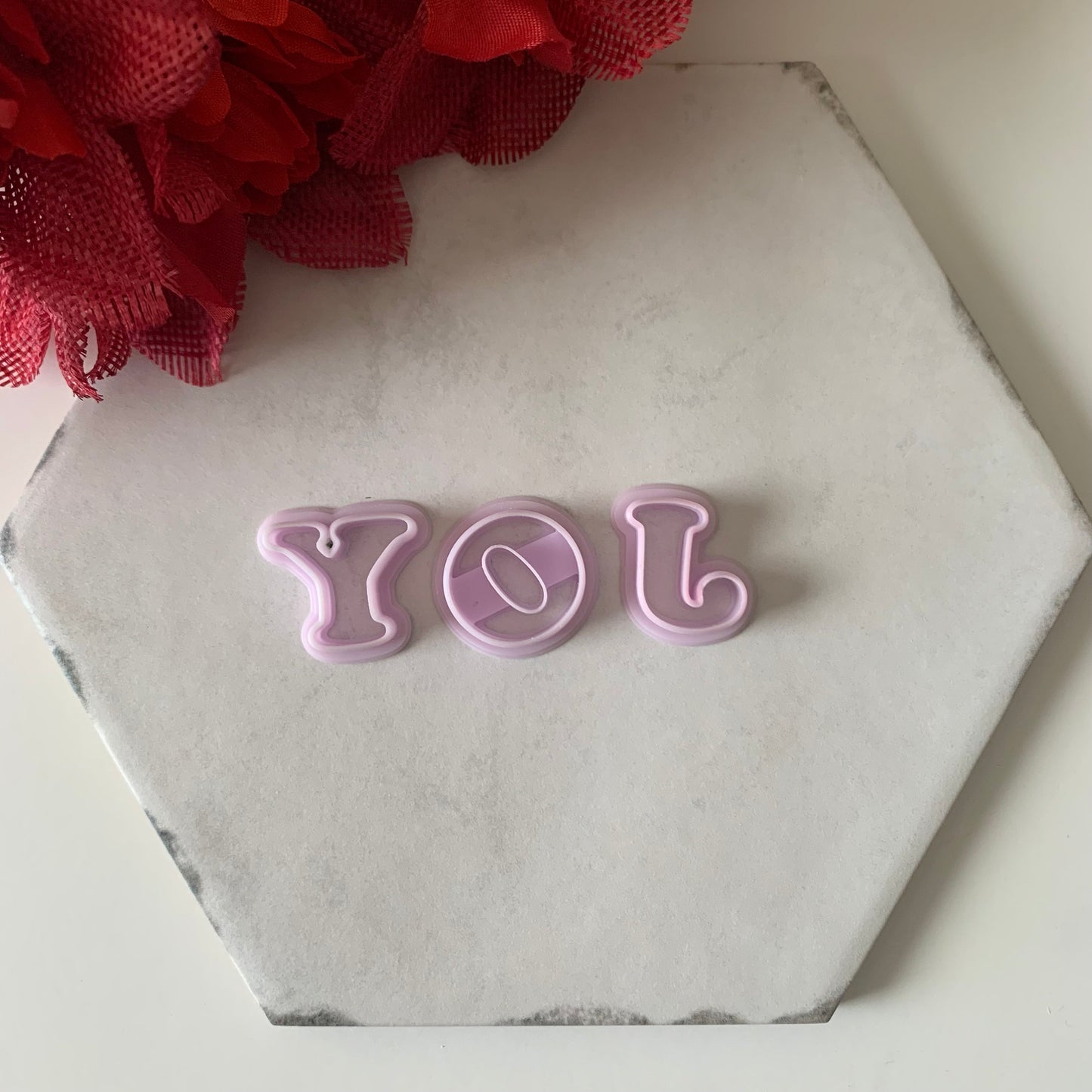 JOY Cutter | 0.75"-1.25" | Winter Polymer Clay Holiday Christmas Earrings