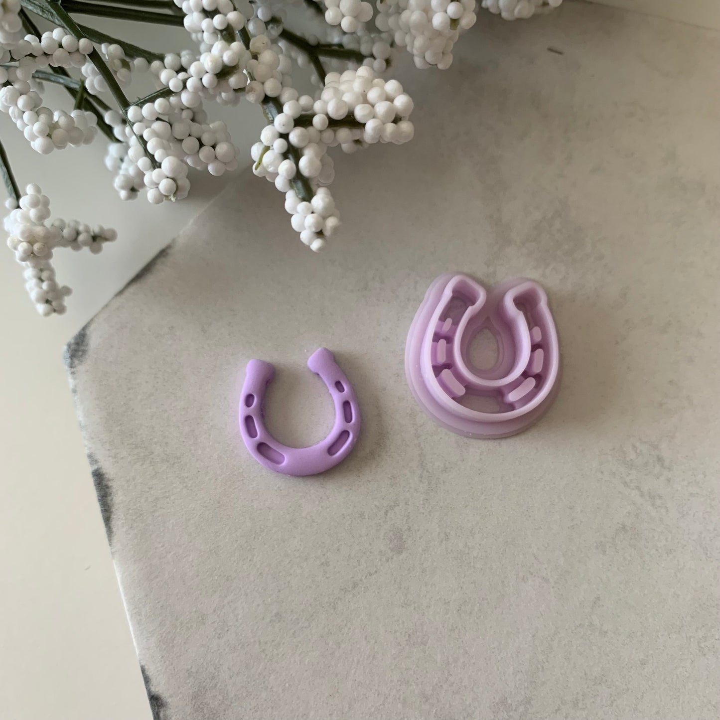 Horseshoe Cutter | 0.75"-1.25" | Western Polymer Clay Cutter Earrings