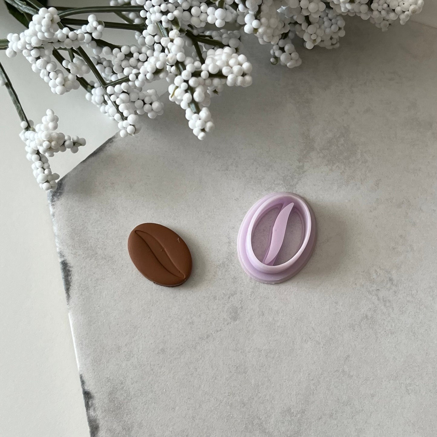 Coffee Bean Cutter | 0.75"-1.25" | Polymer Clay Cutter Earrings