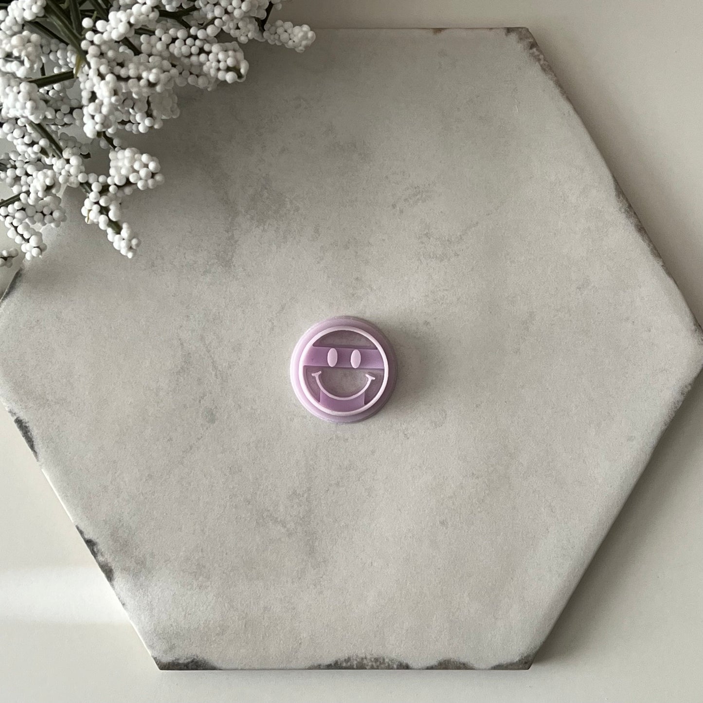 Smiley Face Cutter | 0.75"-1.25" | Polymer Clay Cutter Earrings