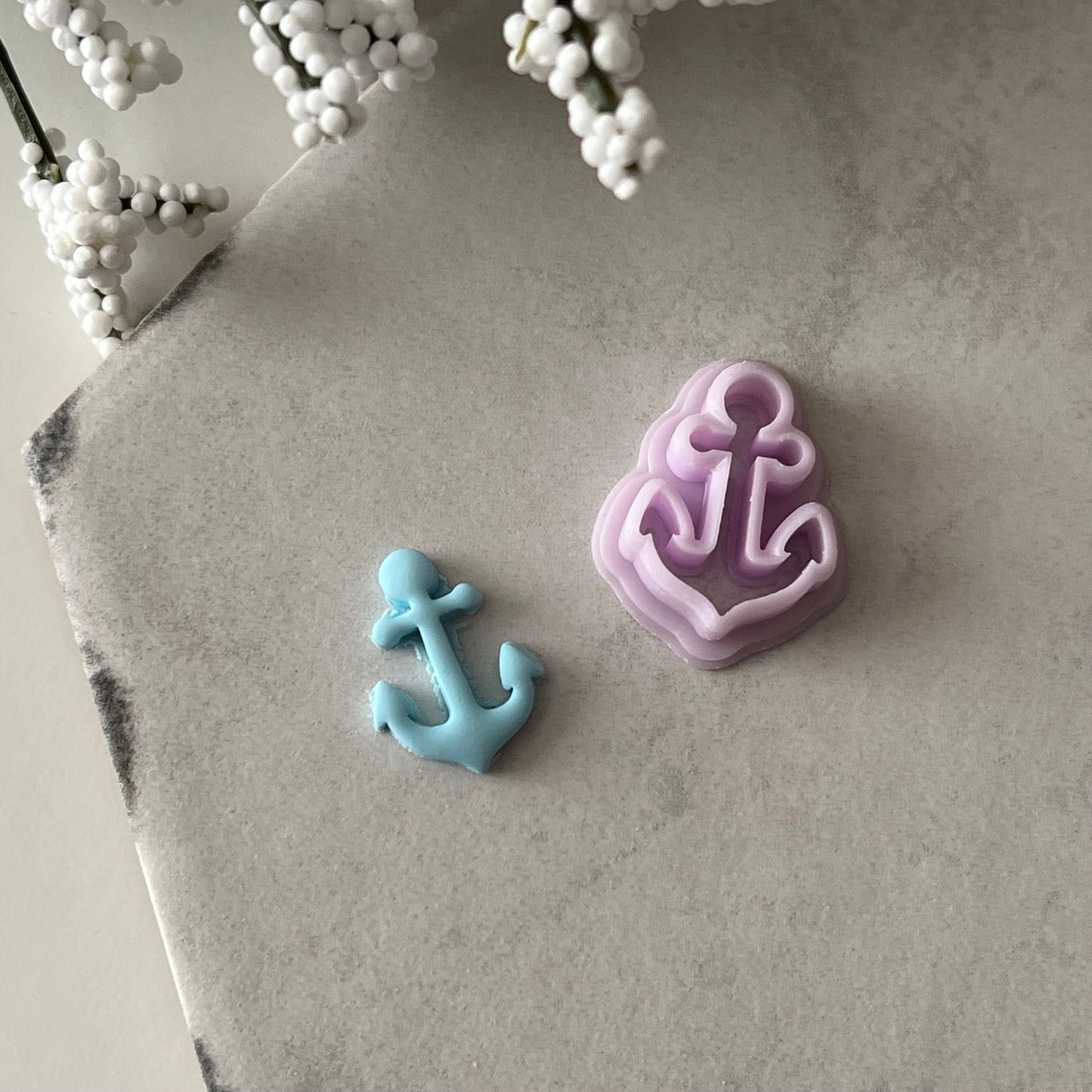 Anchor Cutter | 0.75"-1.25" | Polymer Clay Cutter Earrings Summer