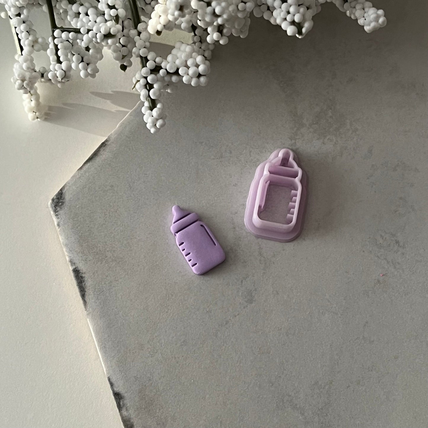 Baby Bottle Cutter | 0.75"-1.25" | Polymer Clay Cutter Earrings Stud