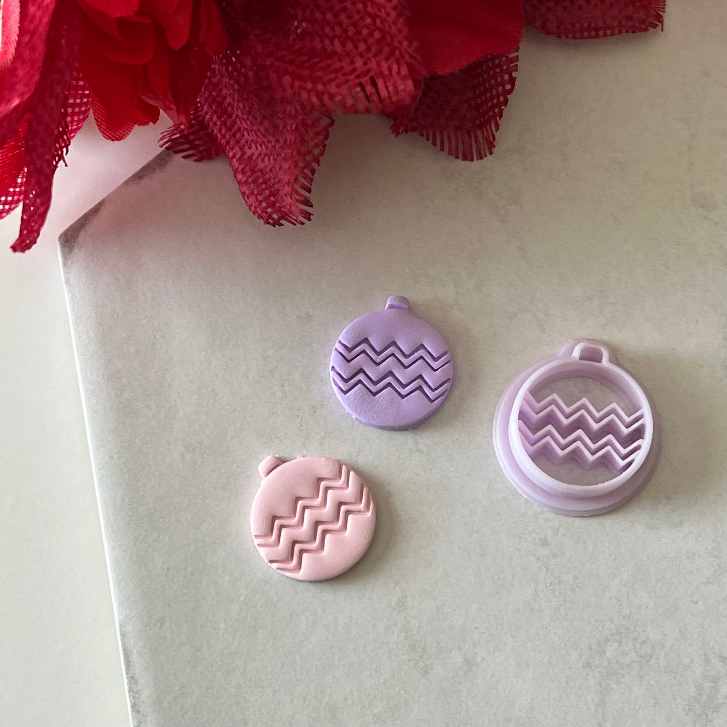 Ornament Cutter 2 | 0.75"-1.25" | Winter Polymer Clay Holiday Christmas Earrings