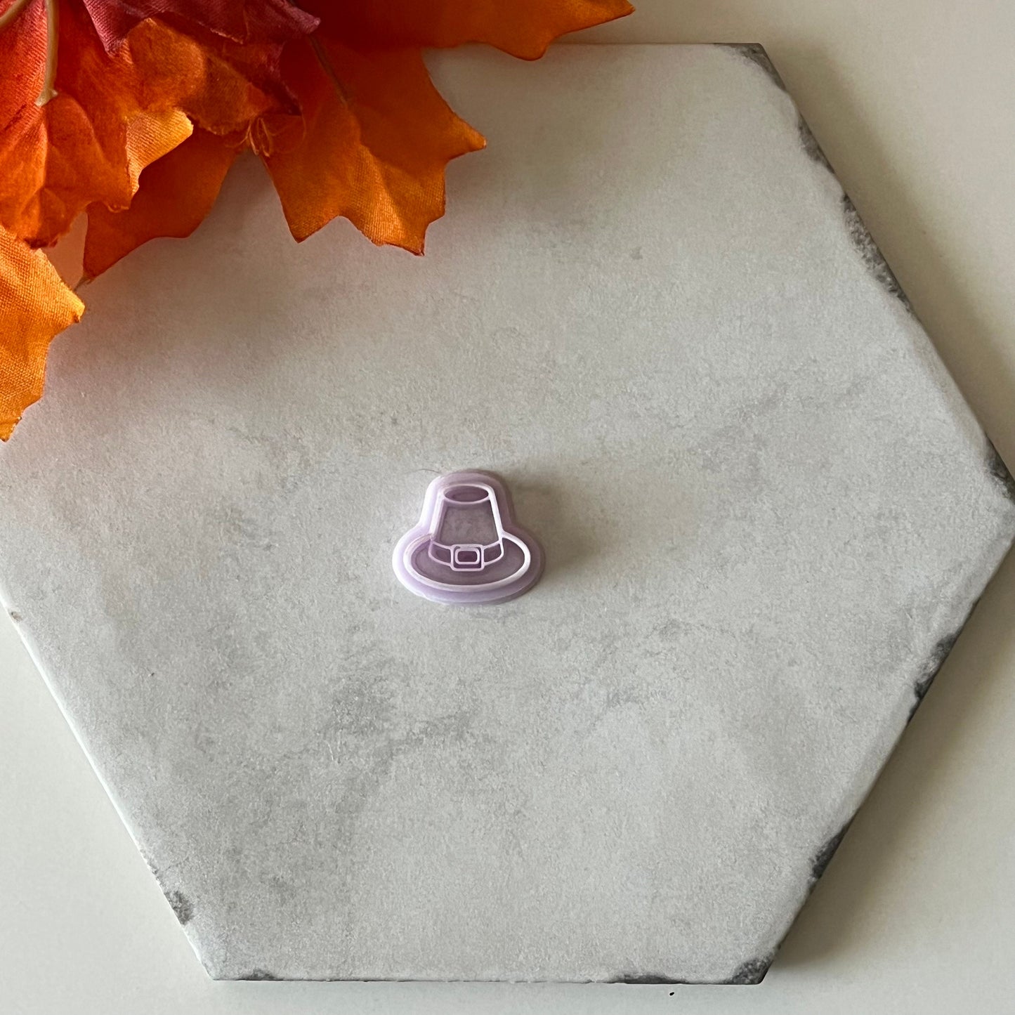 Pilgrim Hat Cutter | 0.75"-1.25" | Thanksgiving Polymer Clay Fall Earrings Autumn Clay Cutters