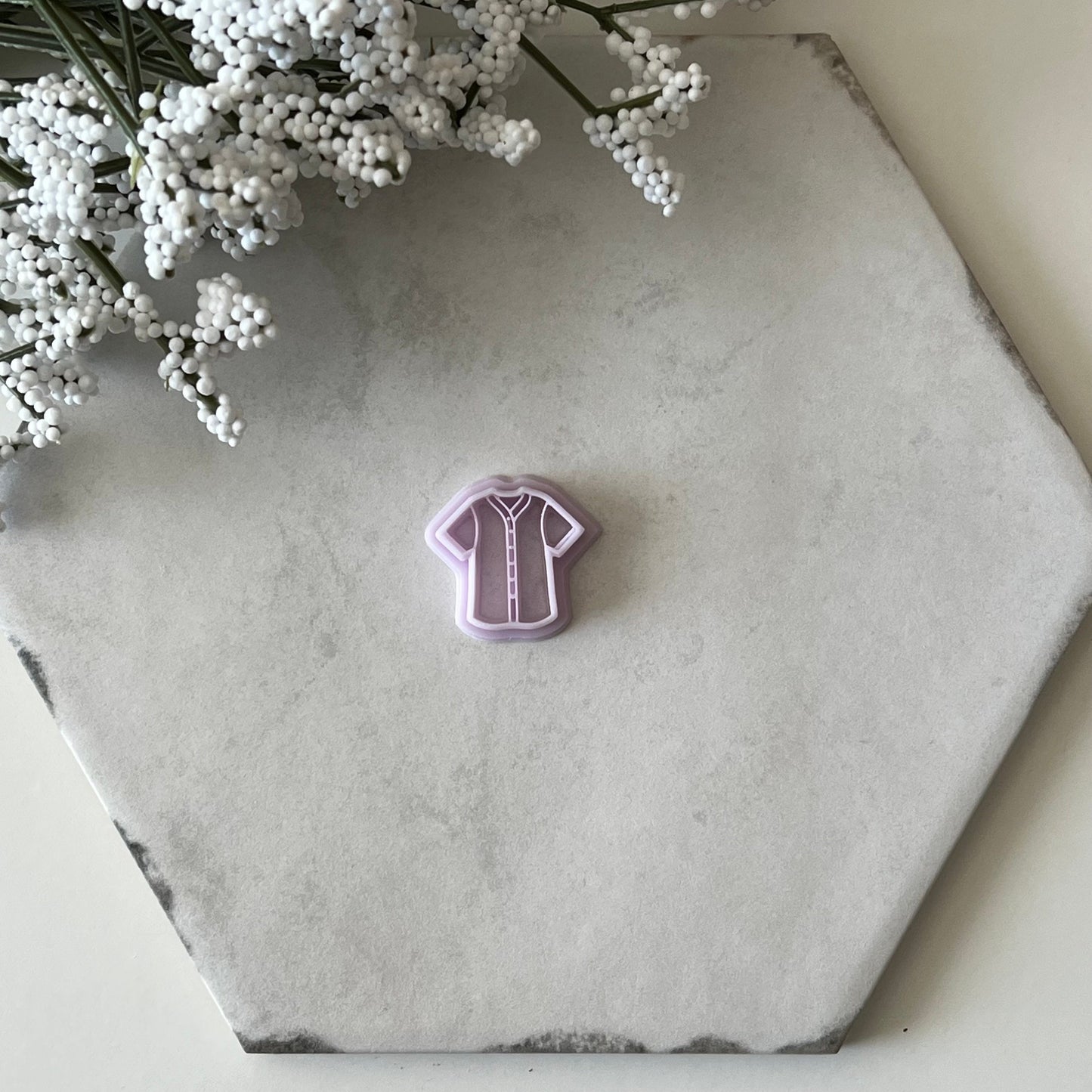 Baseball Jersey Cutter | 0.75"-1.25" | Sports Polymer Clay Cutter Earrings