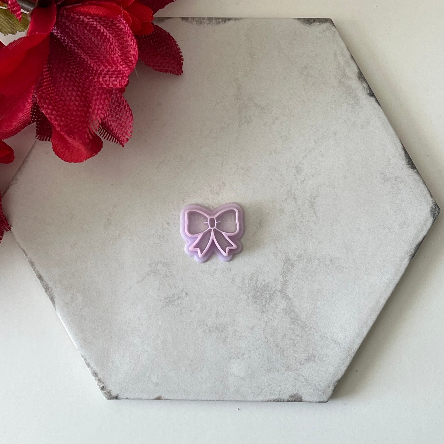 Ribbon Cutter | 0.75"-1.25" | Winter Polymer Clay Cutters Holiday Christmas Earrings Cutter