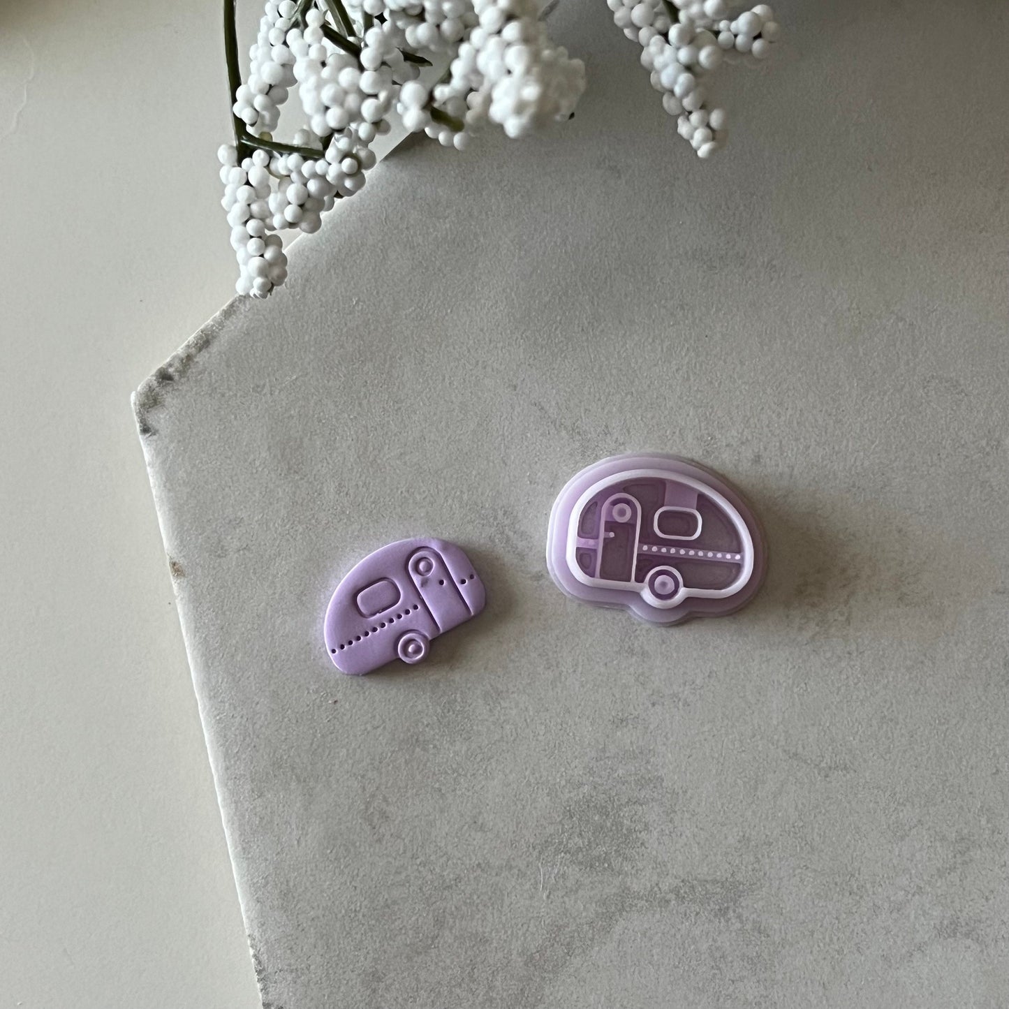Camper Cutter | 0.75"-1.25" | Polymer Clay Cutter Earrings RV