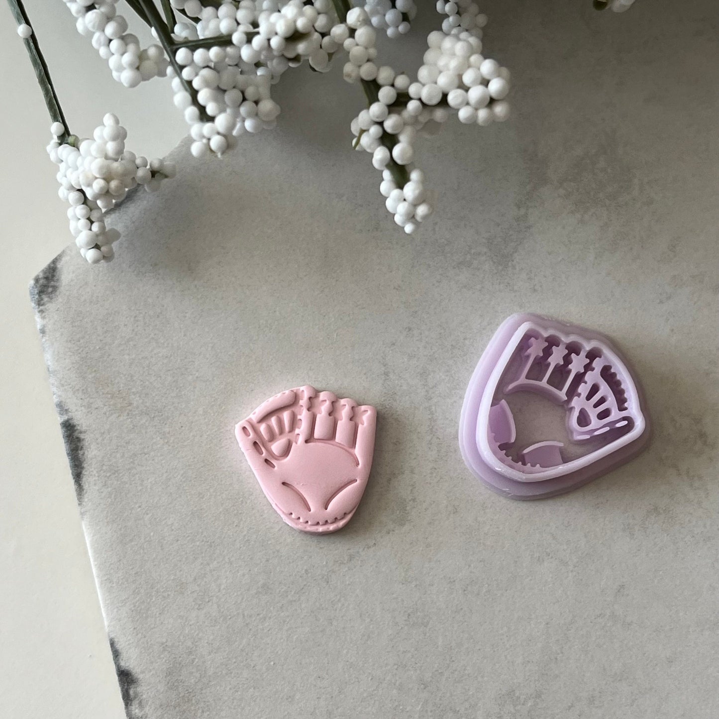 Baseball Glove Cutter | 0.75"-1.25" | Sports Polymer Clay Cutter Earrings