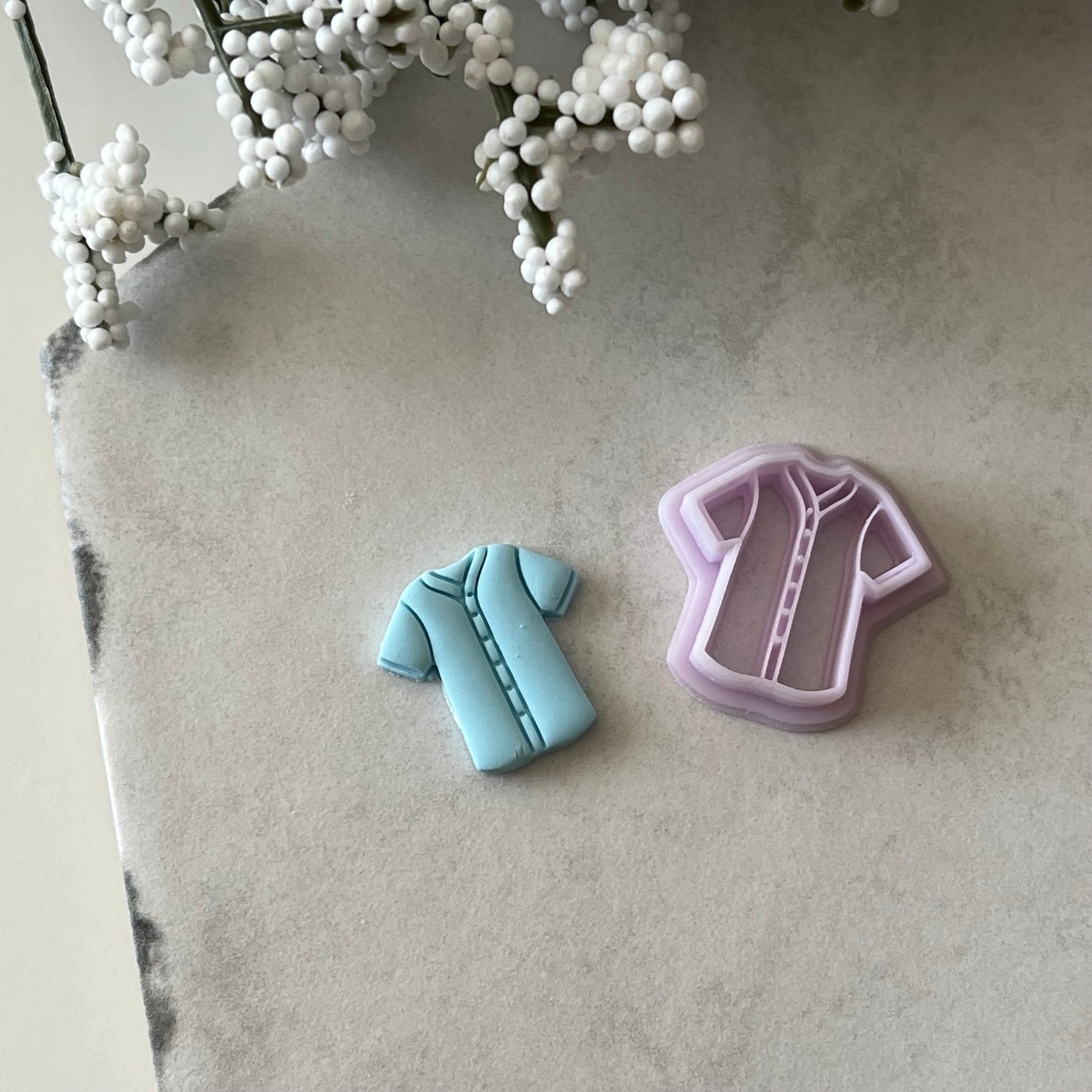 Baseball Jersey Cutter | 0.75"-1.25" | Sports Polymer Clay Cutter Earrings