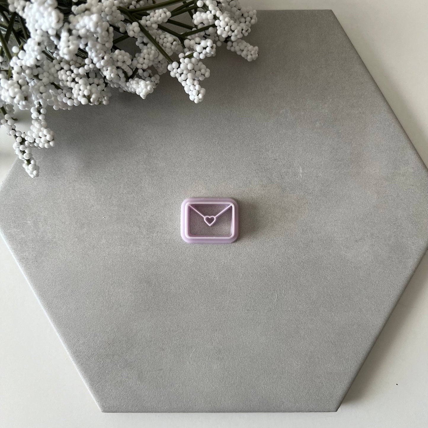 Heart Envelope Cutter | 0.75"-1.25" | Polymer Clay Cutter Earrings Valentines Day