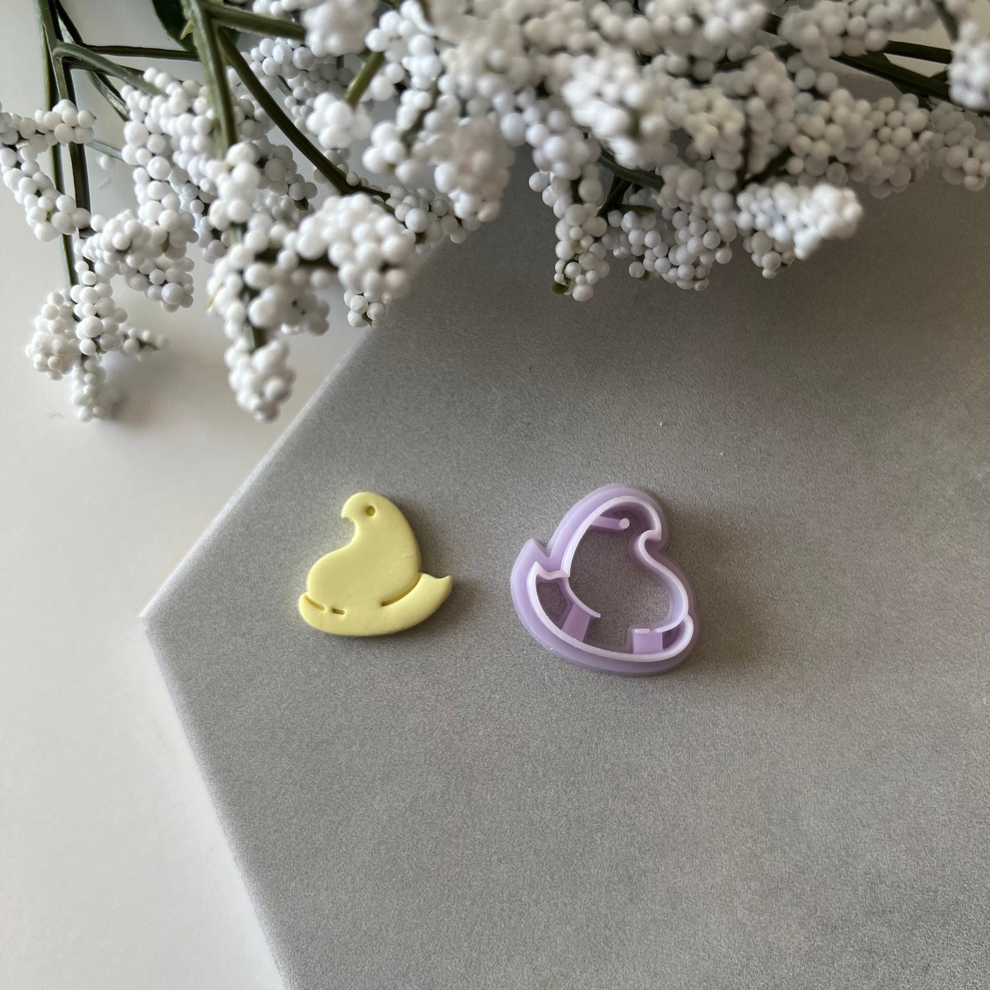 Easter Marshmallow Chick Cutter | 0.75"-1.25" | Polymer Clay Cutter Earrings Easter Spring
