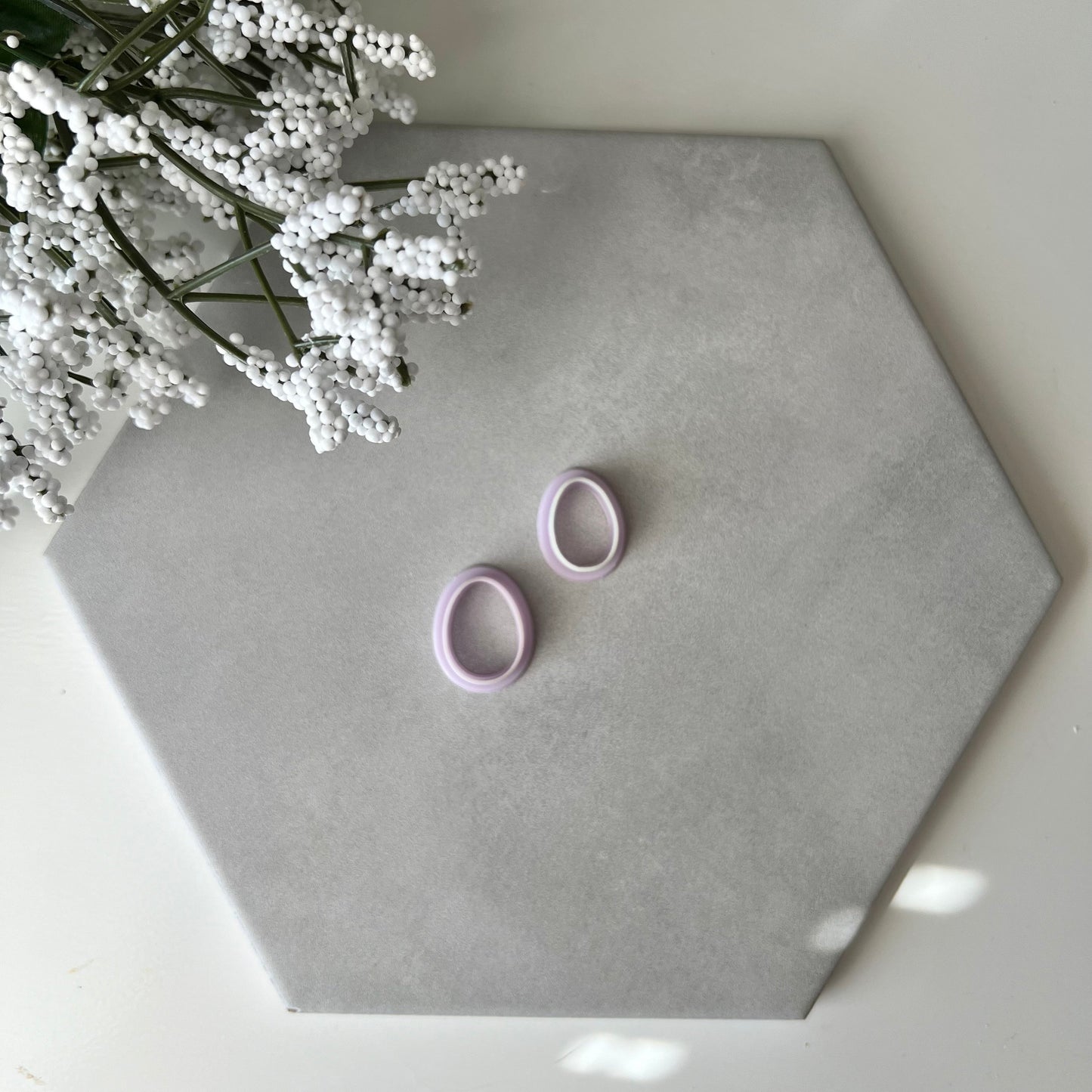 Easter Egg Sugar Cookie Cutter (set) | 0.75"-1.25" | Polymer Clay Cutter Earrings Easter Spring