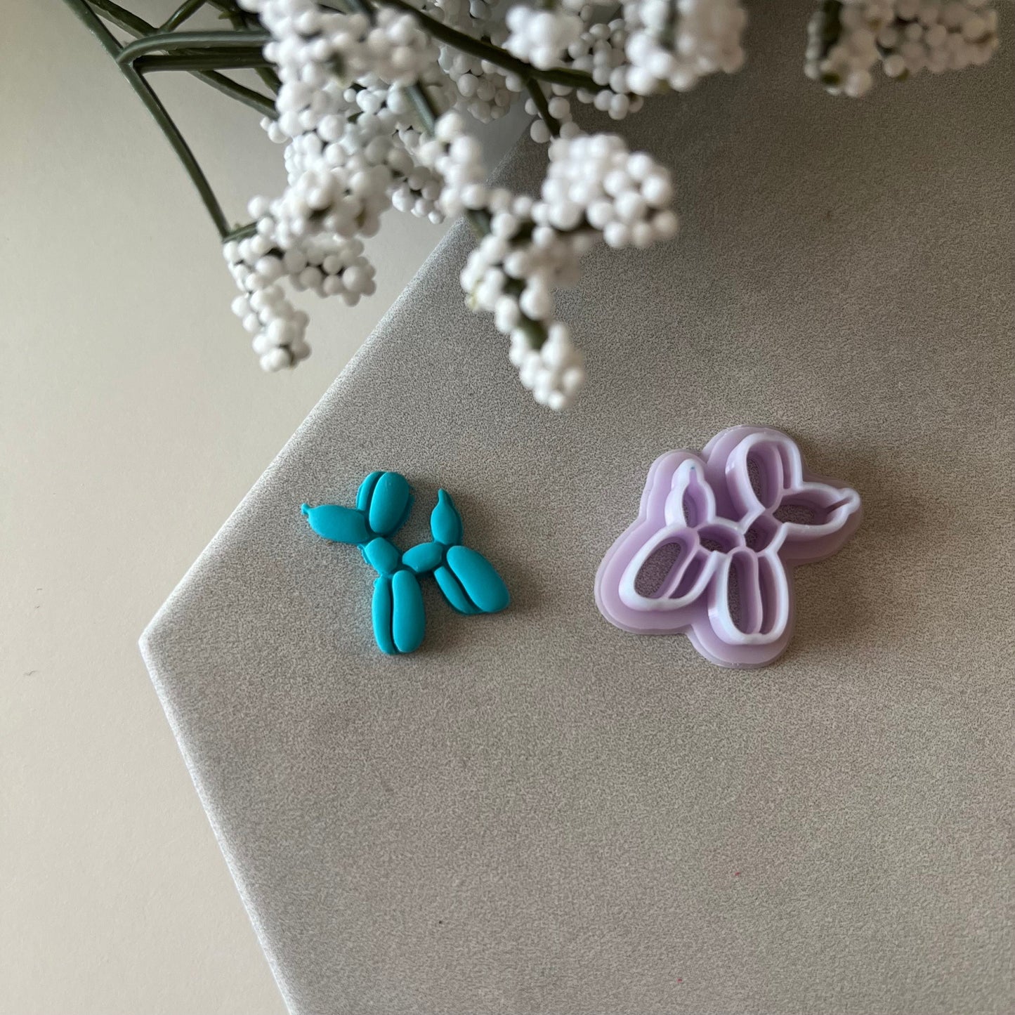 Balloon Dog Cutter | 0.75"-1.25" | Polymer Clay Cutter Earrings