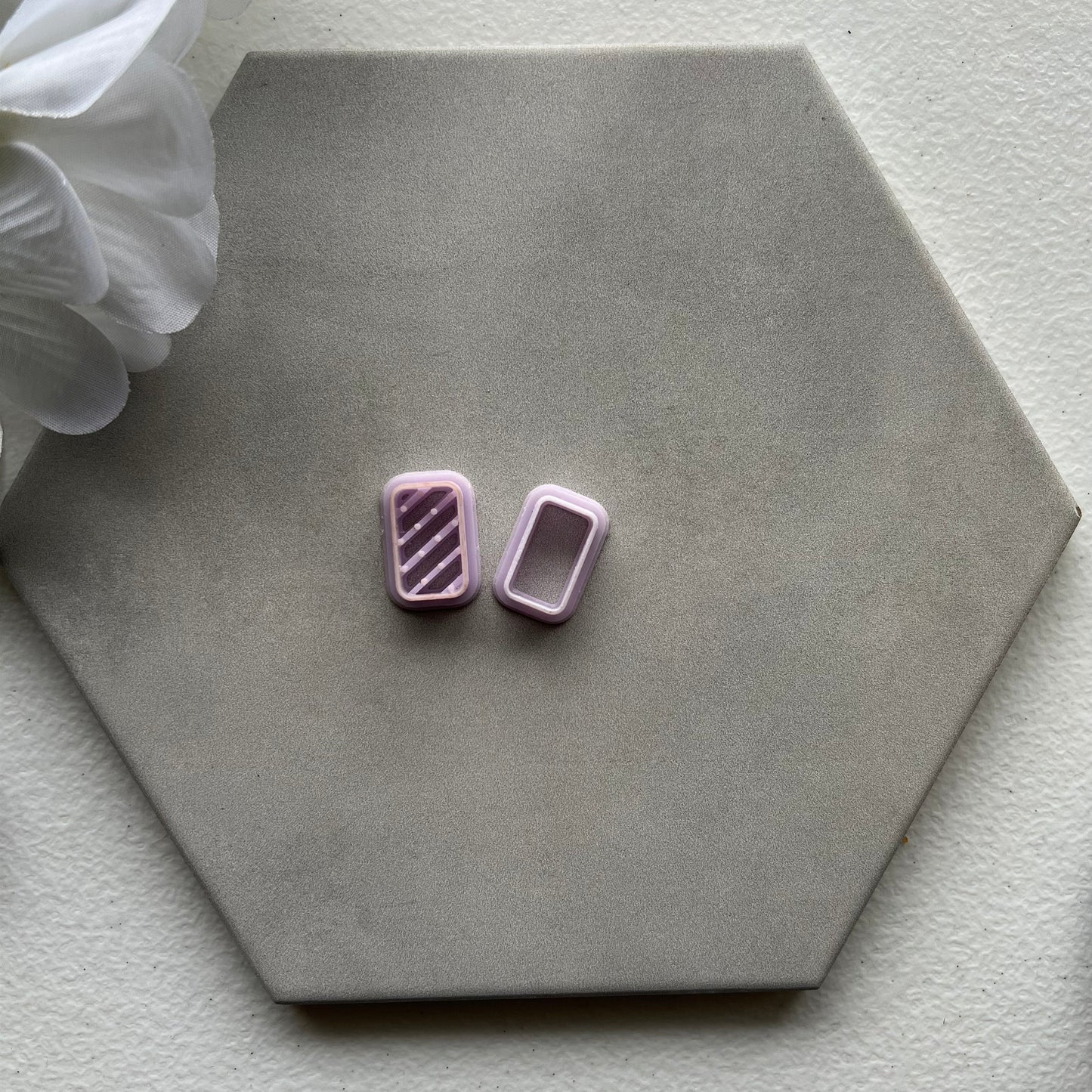 Ice Cream Sandwich Cutter (Set) | 0.75"-1.25" | Polymer Clay Cutter Earrings Summer