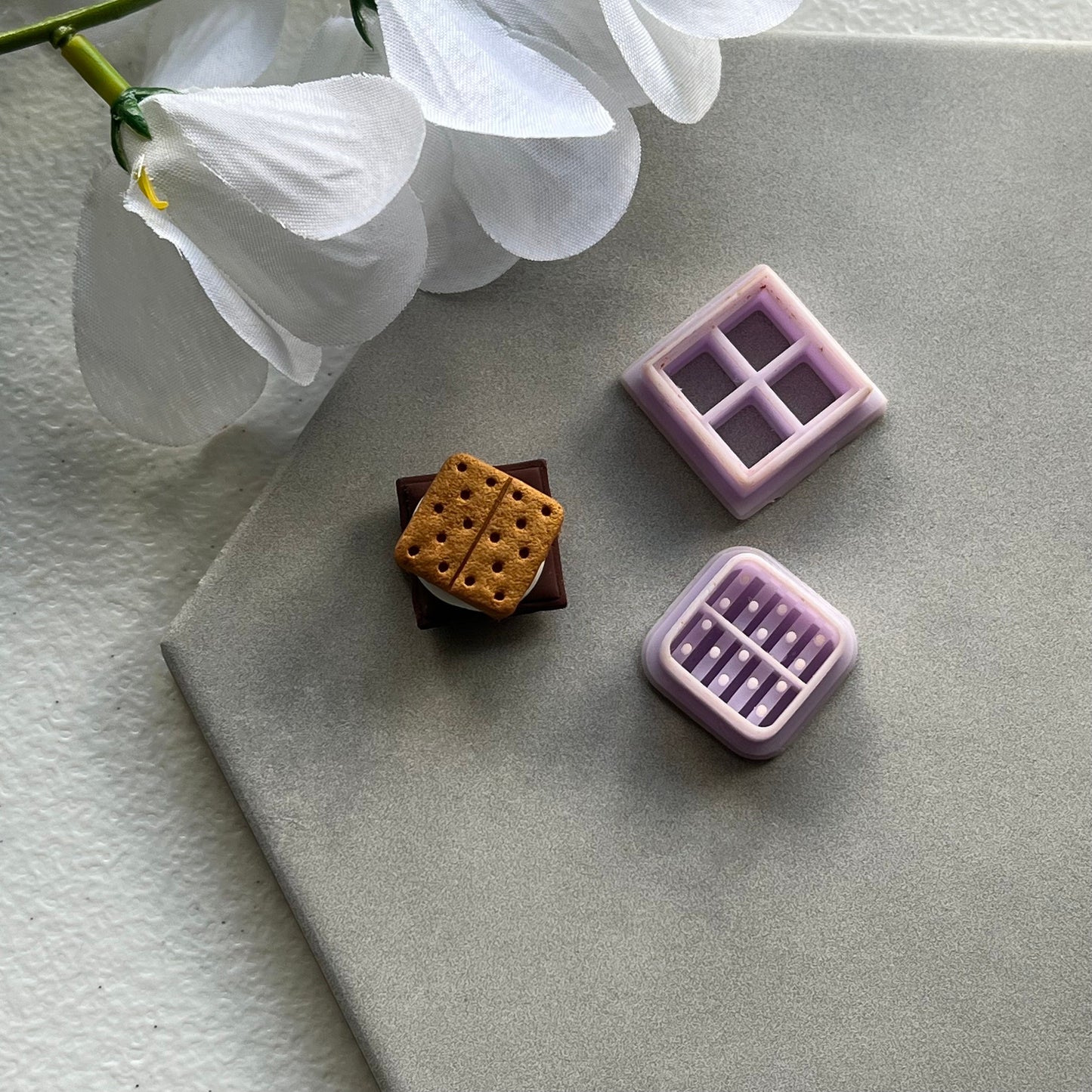 Smores Cutter (Set) | 0.75"-1.25" | Polymer Clay Cutter Earrings Summer