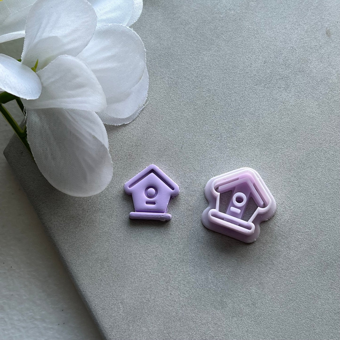 Birdhouse Cutter | 0.75"-1.25" | Polymer Clay Cutter Earrings