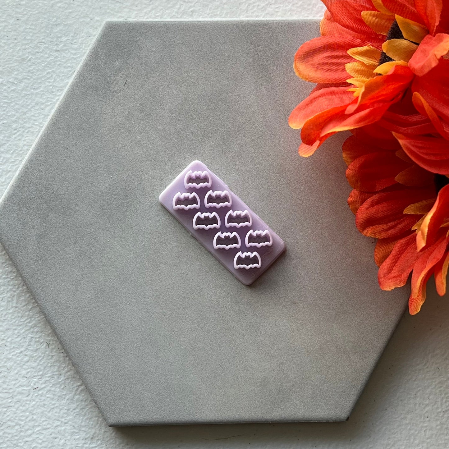 Bat Cluster Cutter | Polymer Clay Cutter Earrings Stud Halloween Fall