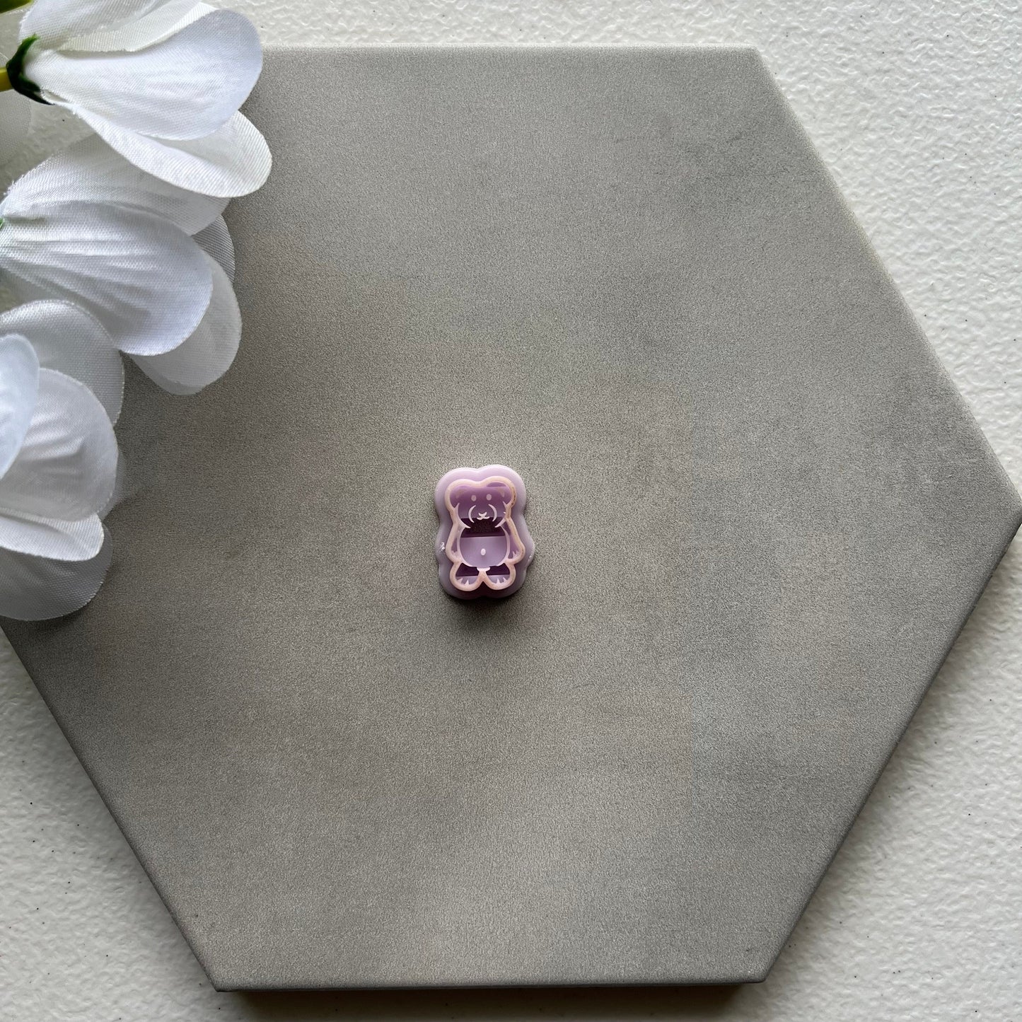 Bear Graham Cutter Hands Down | 0.75"-1.25" | Polymer Clay Cutter Earrings