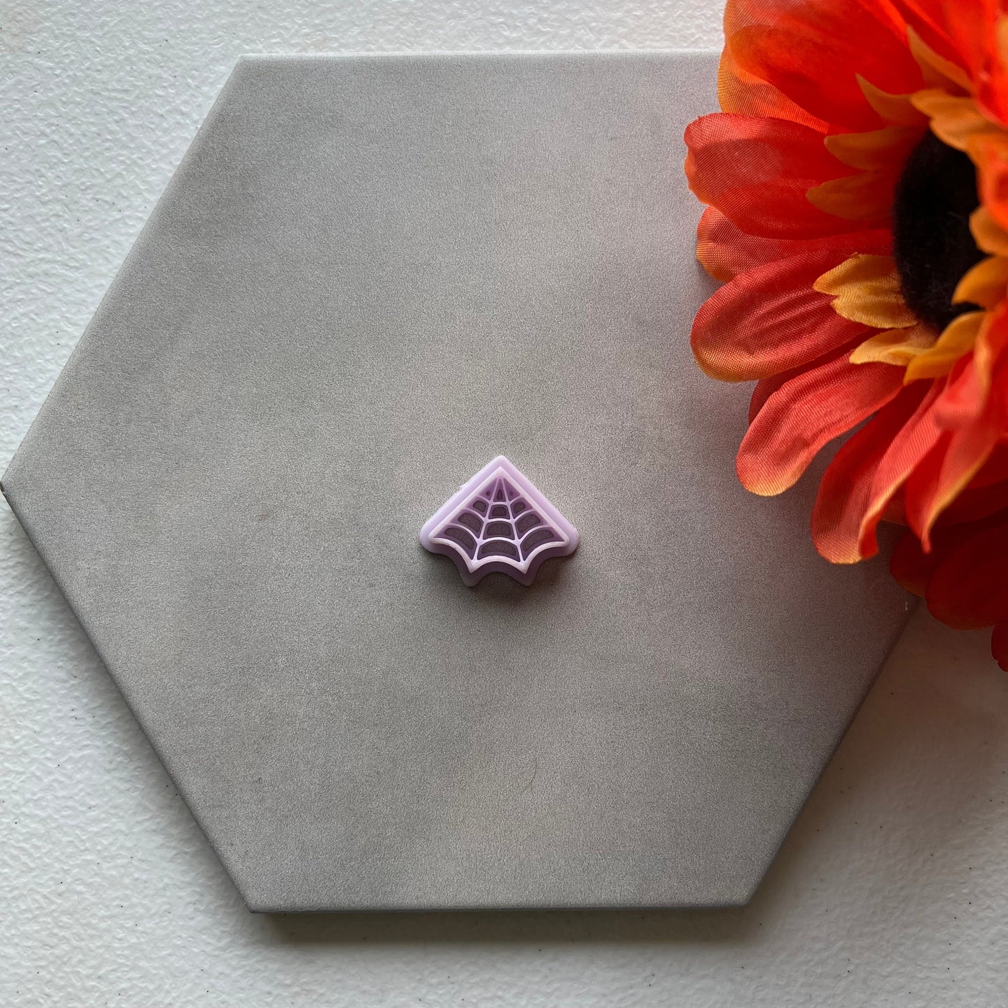 Corner Web Cutter | 0.75"-1.25" | Fall Polymer Clay Autumn Clay Cutters Fall Scary Halloween Earrings