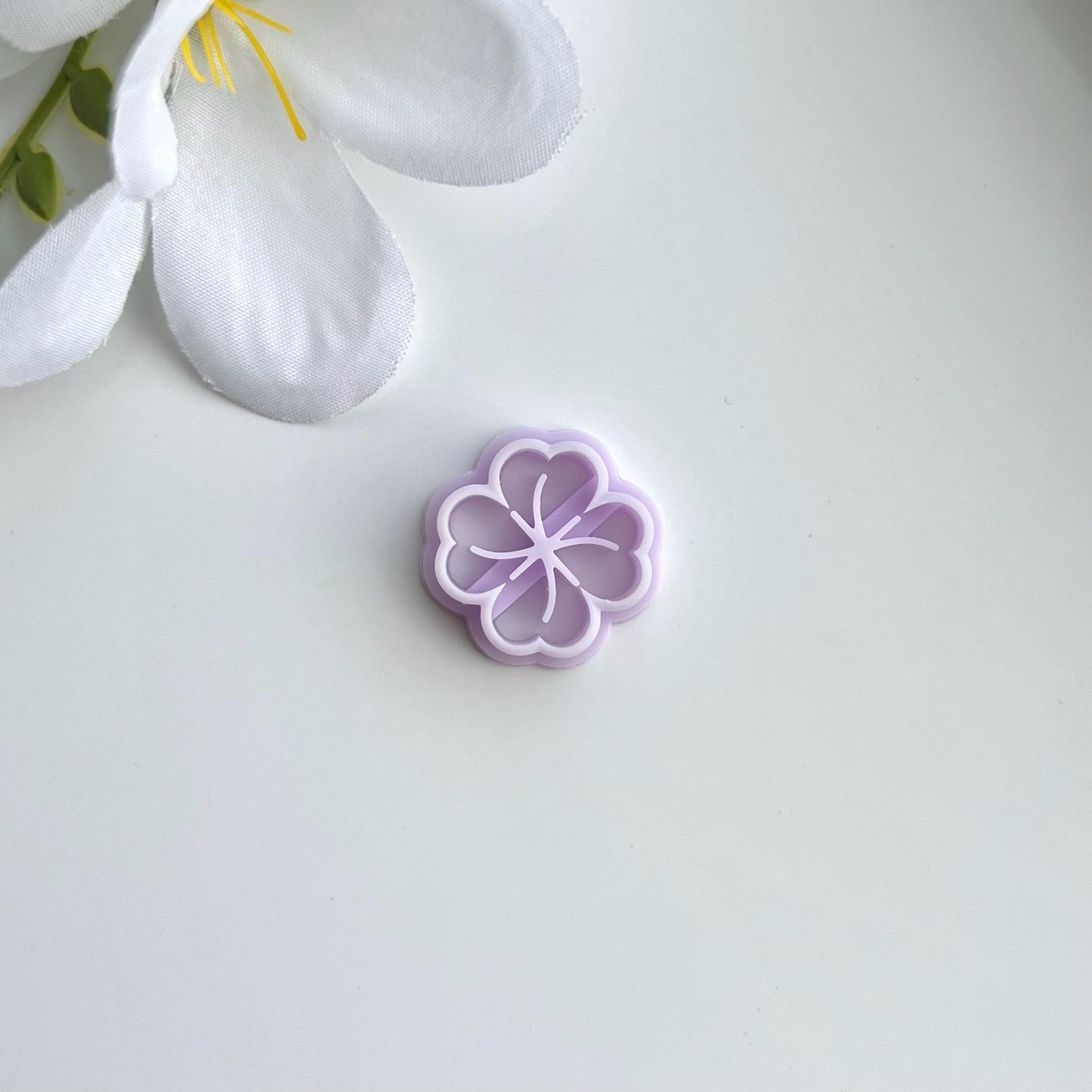 Shamrock Embossed Cutter | 0.75"-1.25" | Polymer Clay Cutter Earrings