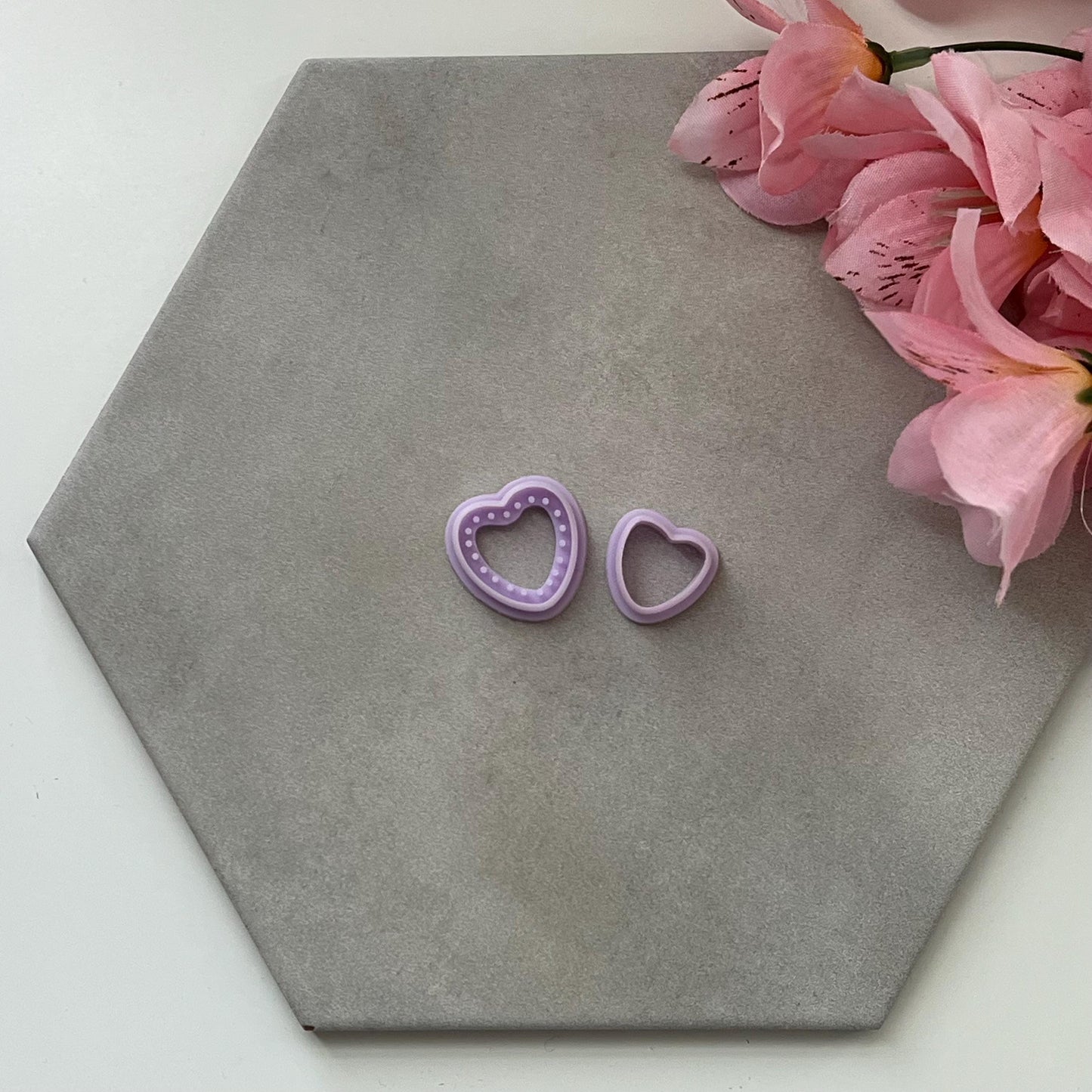 Heart Tart Cutter Set | 0.75"-1.25" | Polymer Clay Cutter Earrings Valentines Day