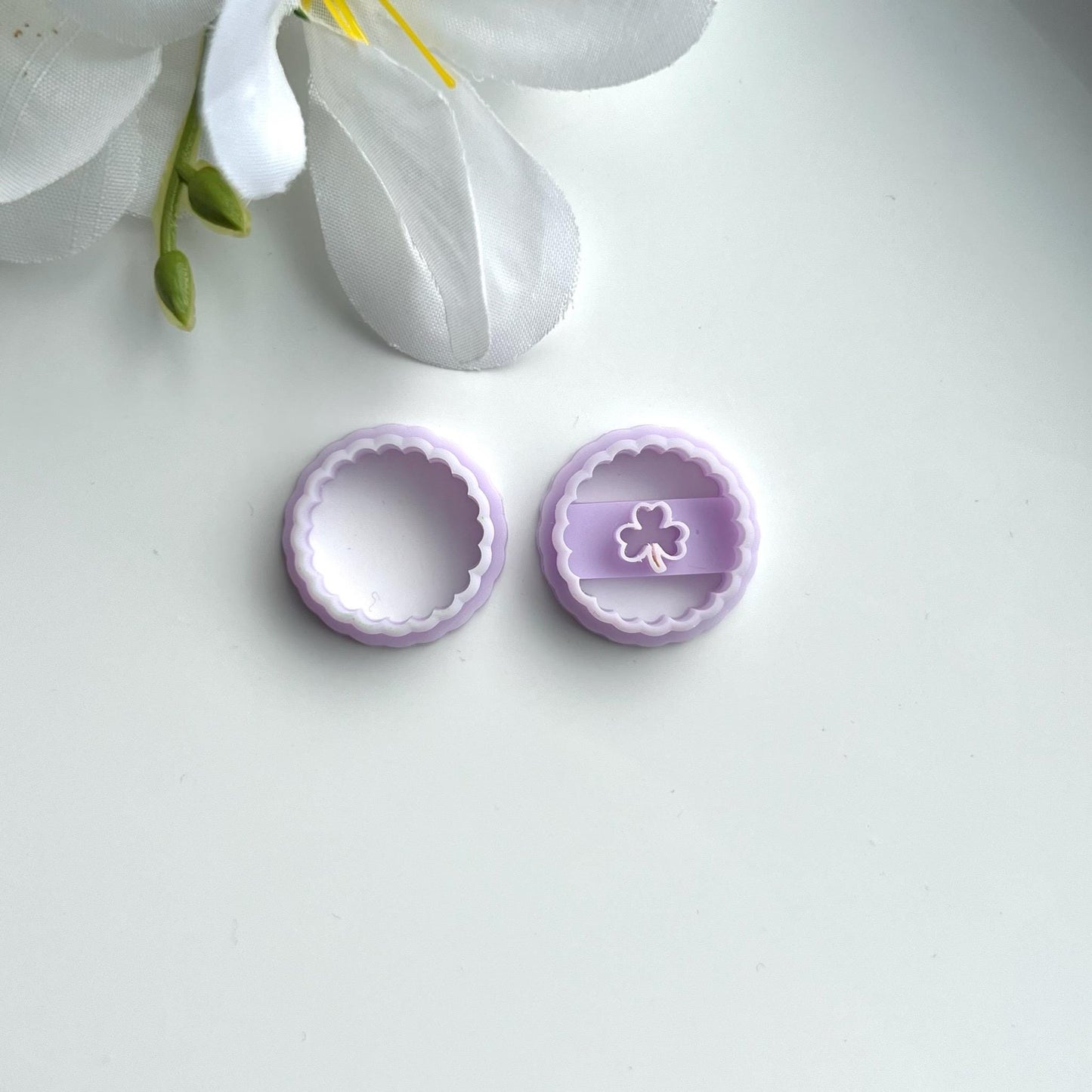 Shamrock Linzer Cookie Cutter (Set) | 0.75"-1.25" | Polymer Clay Cutter Earrings St Patrick’s Day