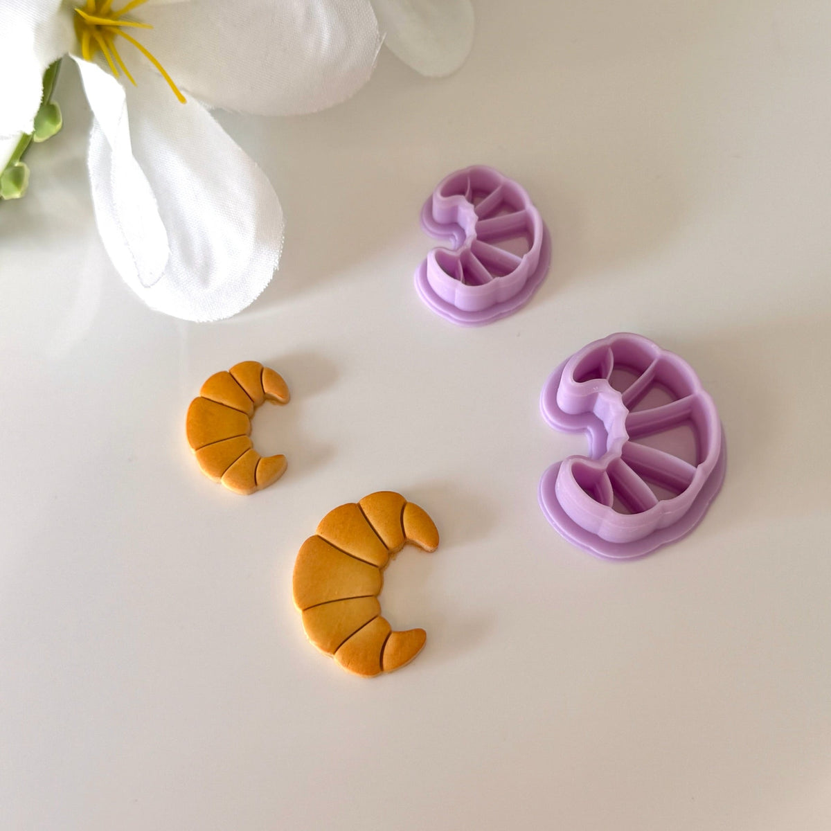 Croissant Cutter | 0.75"-1.25" | Polymer Clay Cutter Earrings