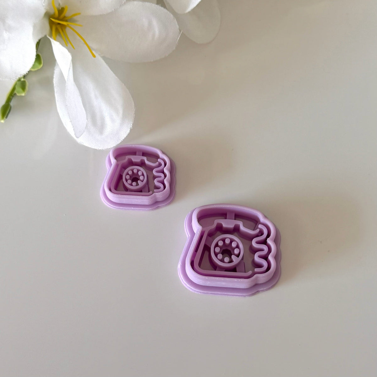 Rotary Phone Cutter | 0.75"-1.25" | Polymer Clay Cutter Earrings