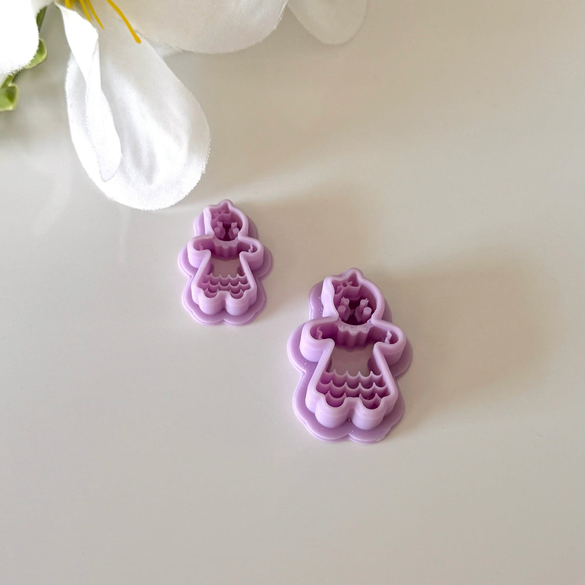 Gingerbread Girl Cutter | 0.75"-1.25" | Polymer Clay Cutter Earrings Christmas