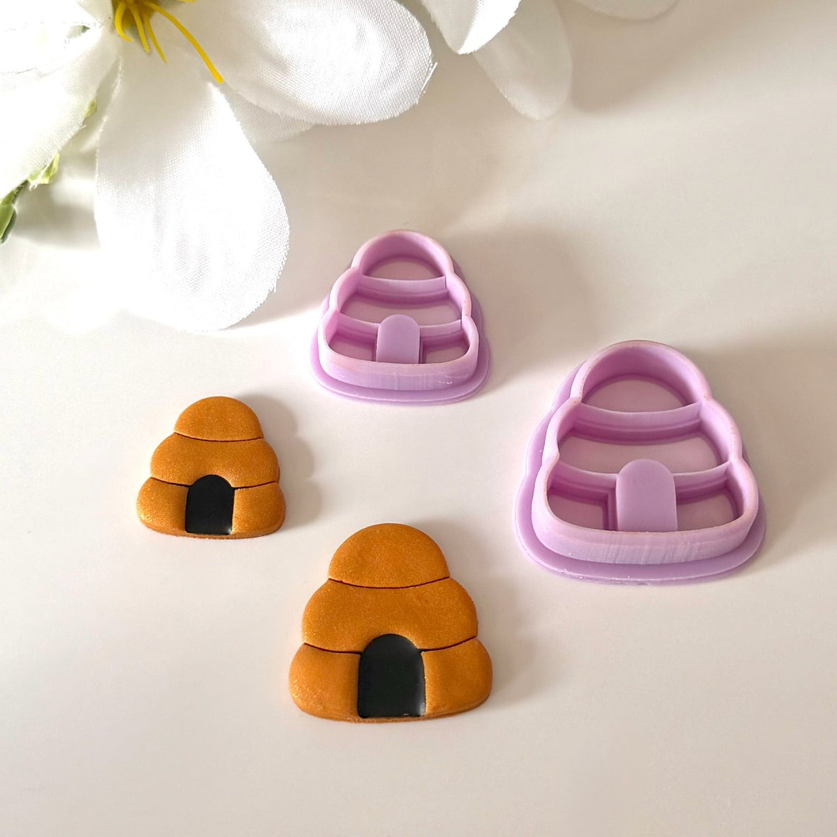 Beehive Cutter | 0.75"-1.25" | Polymer Clay Cutter Earrings