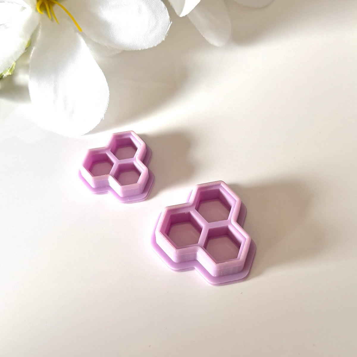 Honeycomb Cutter | 0.75"-1.25" | Polymer Clay Cutter Earrings