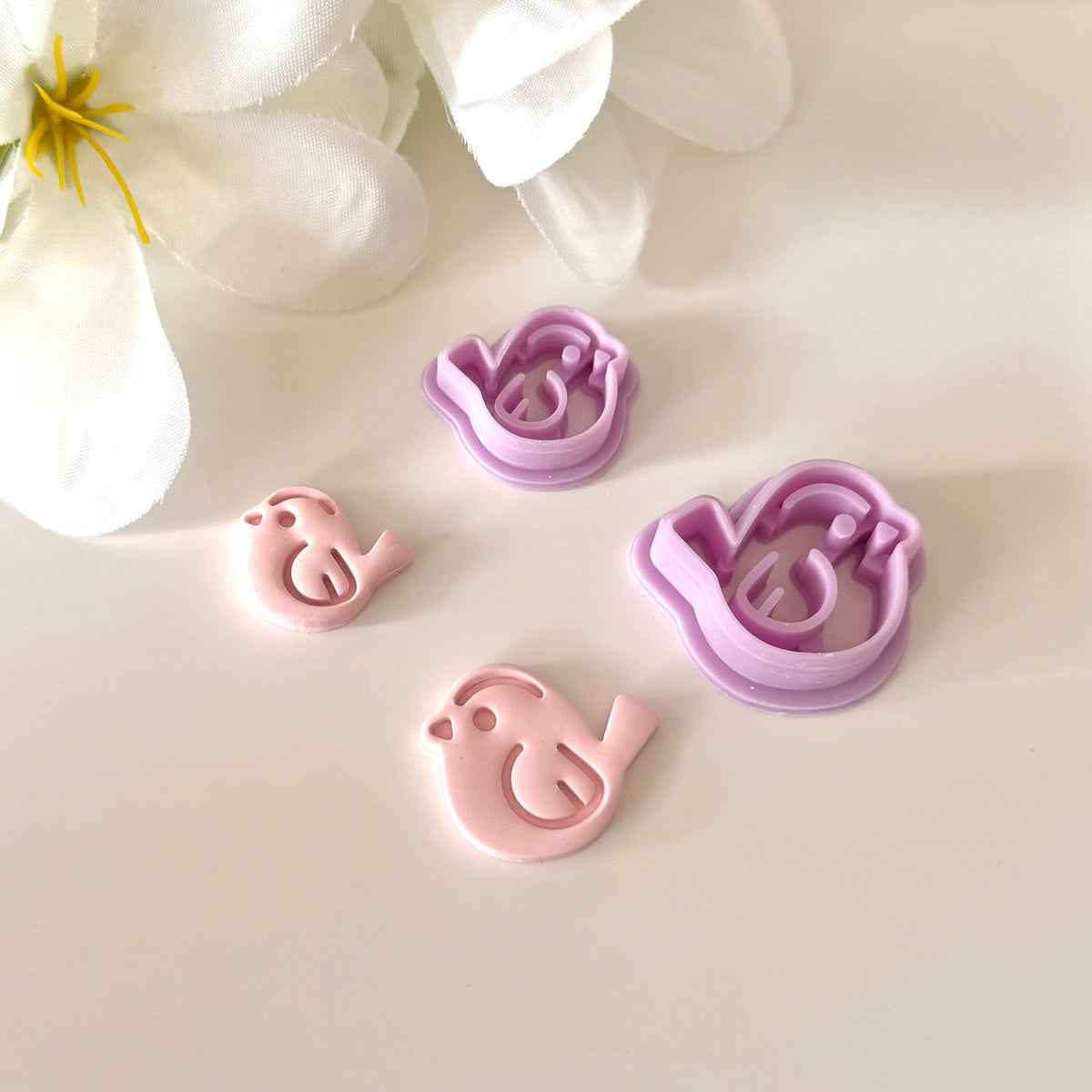 Chubby Chickadee Cutter | 0.75"-1.25" | Polymer Clay Cutter Earrings