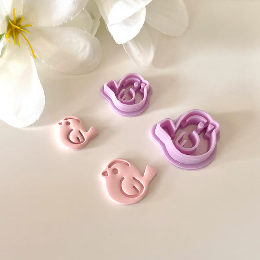 Chubby Chickadee Cutter | 0.75"-1.25" | Polymer Clay Cutter Earrings