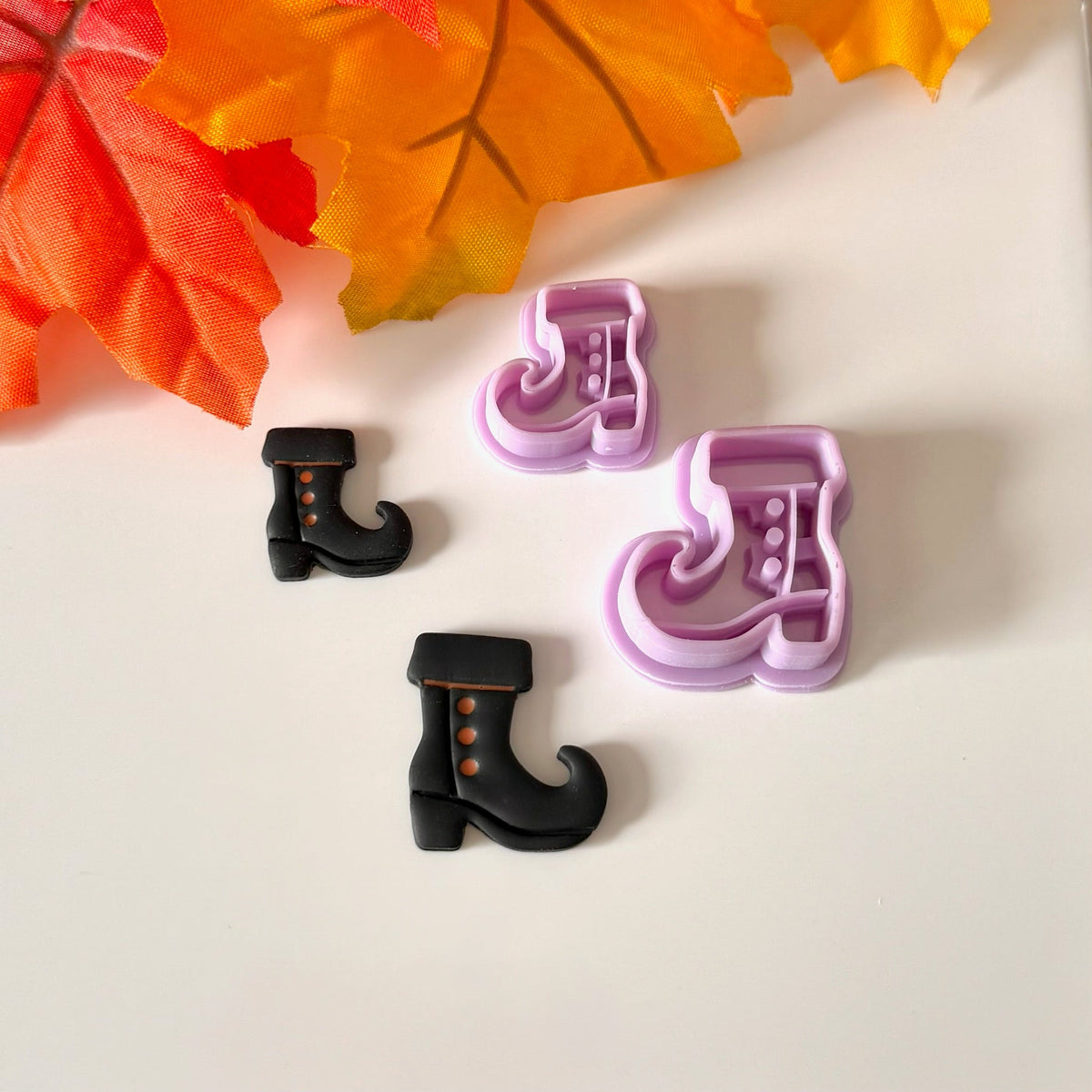 Witch Boot Cutter | 0.75"-1.25" | Polymer Clay Cutter Earrings