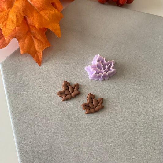 Maple Leaf Cutter 1 | 0.75"-1.25" | Fall Polymer Clay Autumn Clay Cutters Fall Scary Halloween Earrings Autumn Clay Cutters