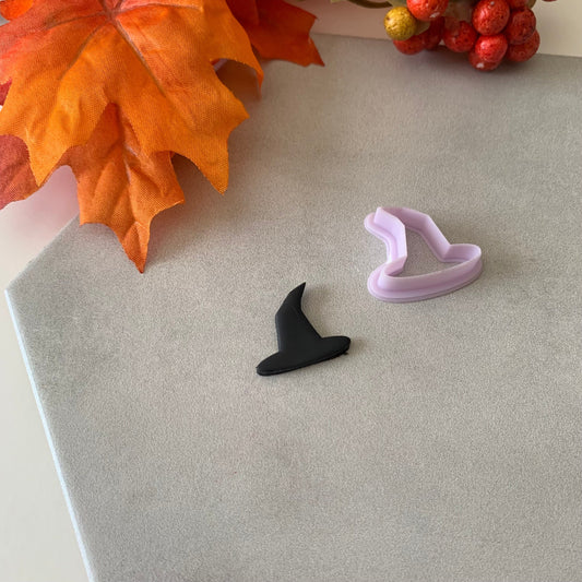 Witch Hat Cutter 2 | 0.75"-1.25" | Fall Polymer Clay Autumn Clay Cutters Fall Scary Halloween Earrings Autumn Clay Cutters